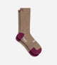 24SSSYA14PE_1_cycling socks mtb brown yama front pedaled
