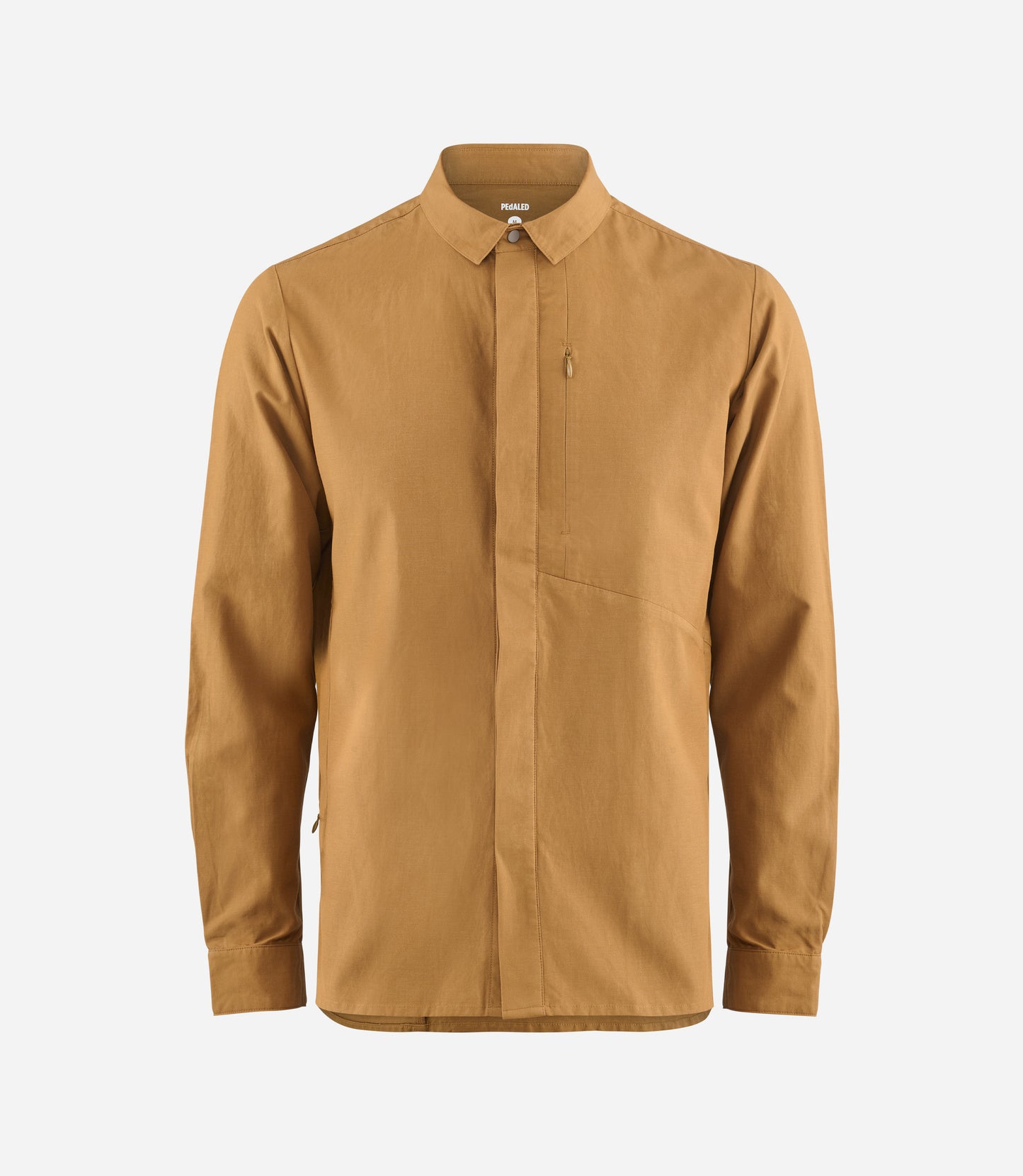 24SSTLI14PE_1_men urban shirt brown lifewear front pedaled