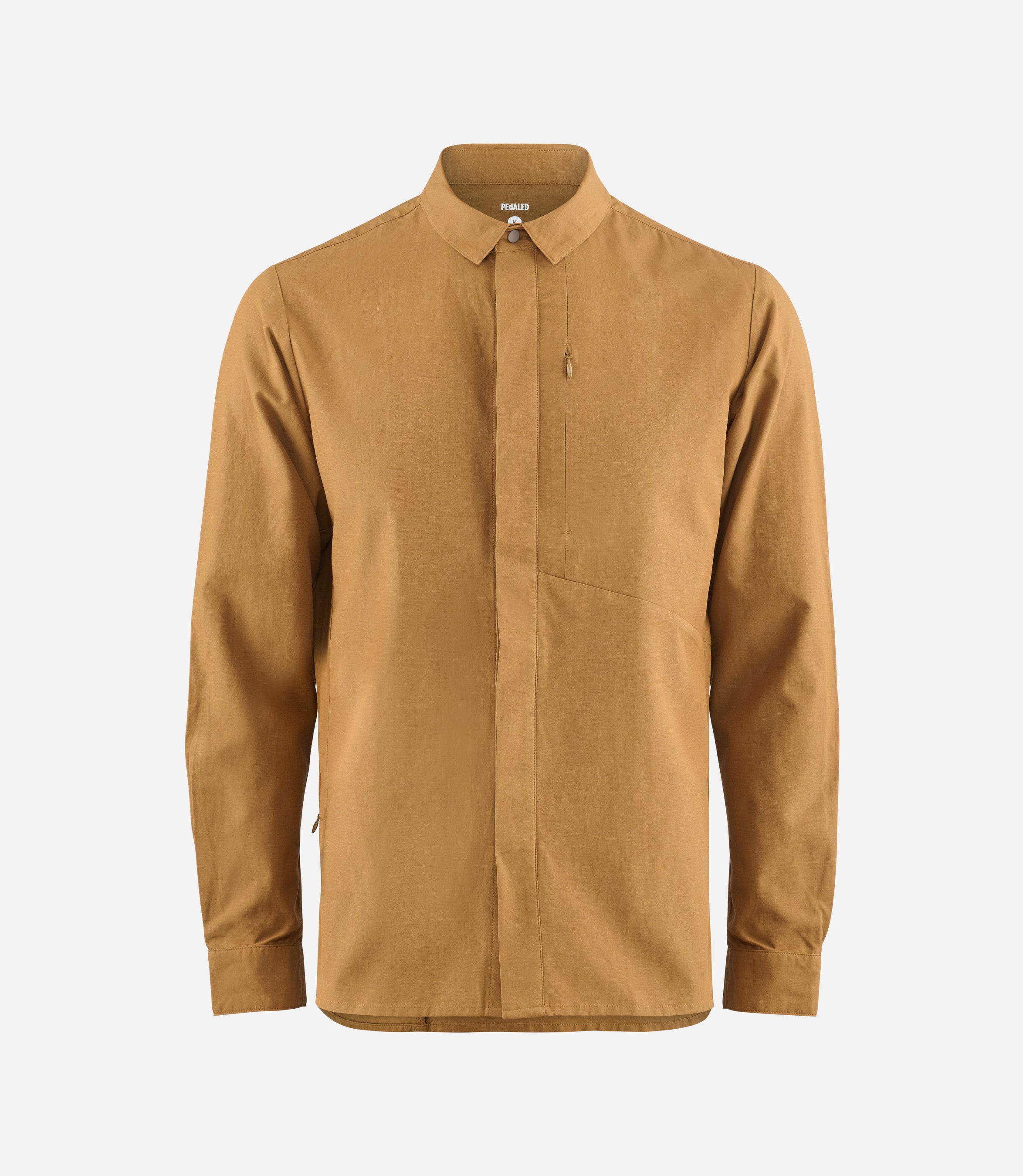24SSTLI14PE_1_men urban shirt brown lifewear front pedaled