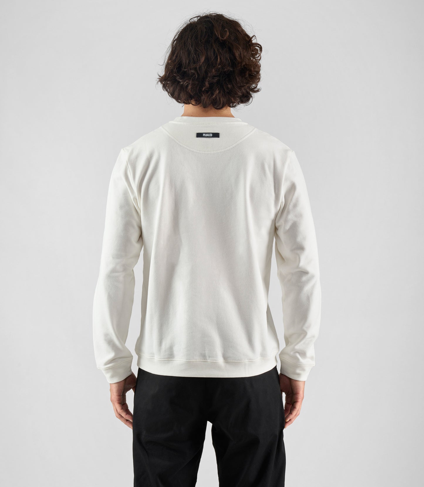 24SSWLO0GPE_4_cotton sweatshirt off white logo total body back pedaled