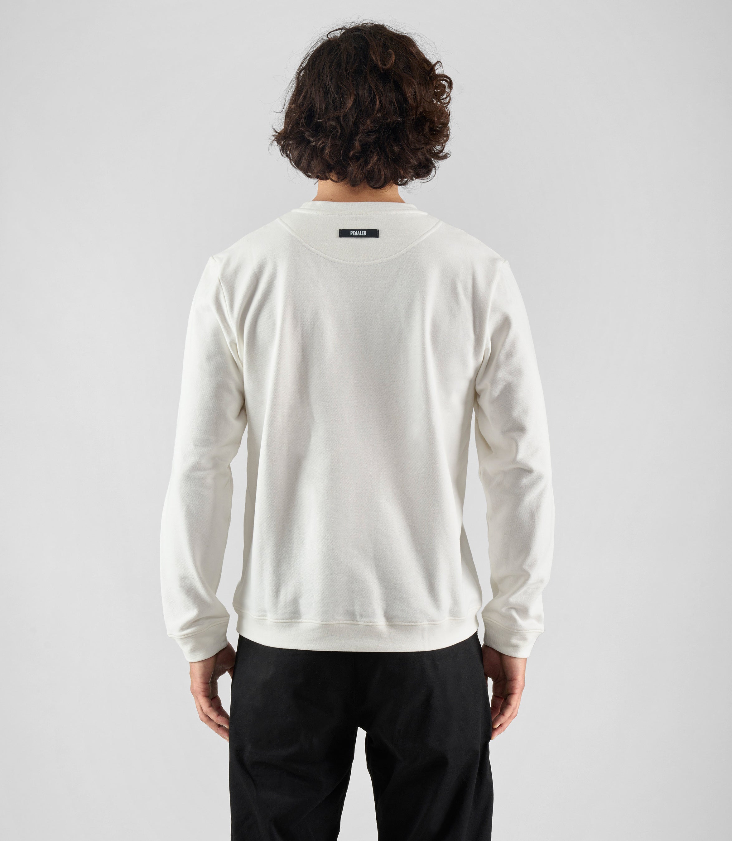 24SSWLO0GPE_4_cotton sweatshirt off white logo total body back pedaled