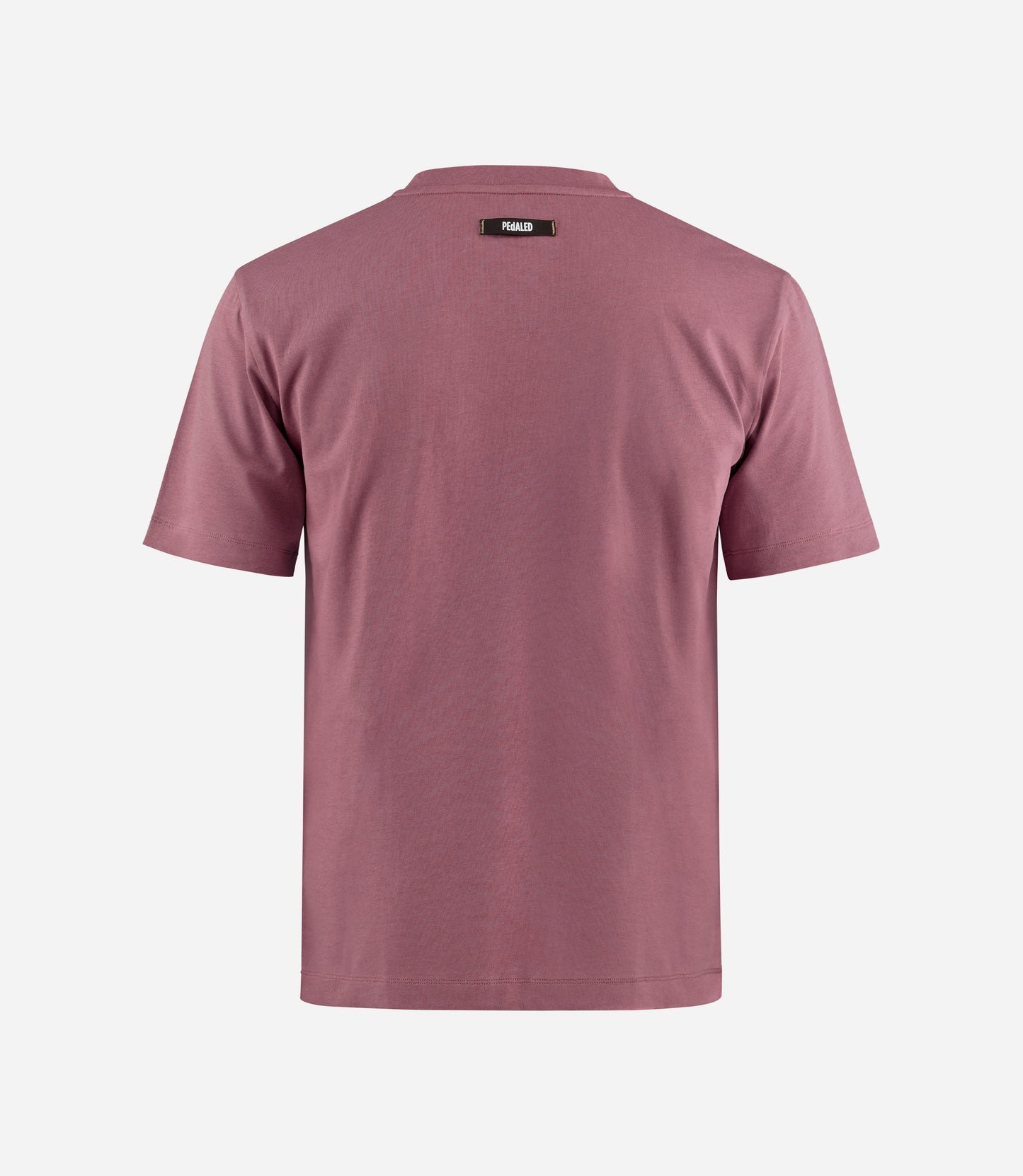 24STSLO26PE_2_cotton tshirt burgundy logo back pedaled