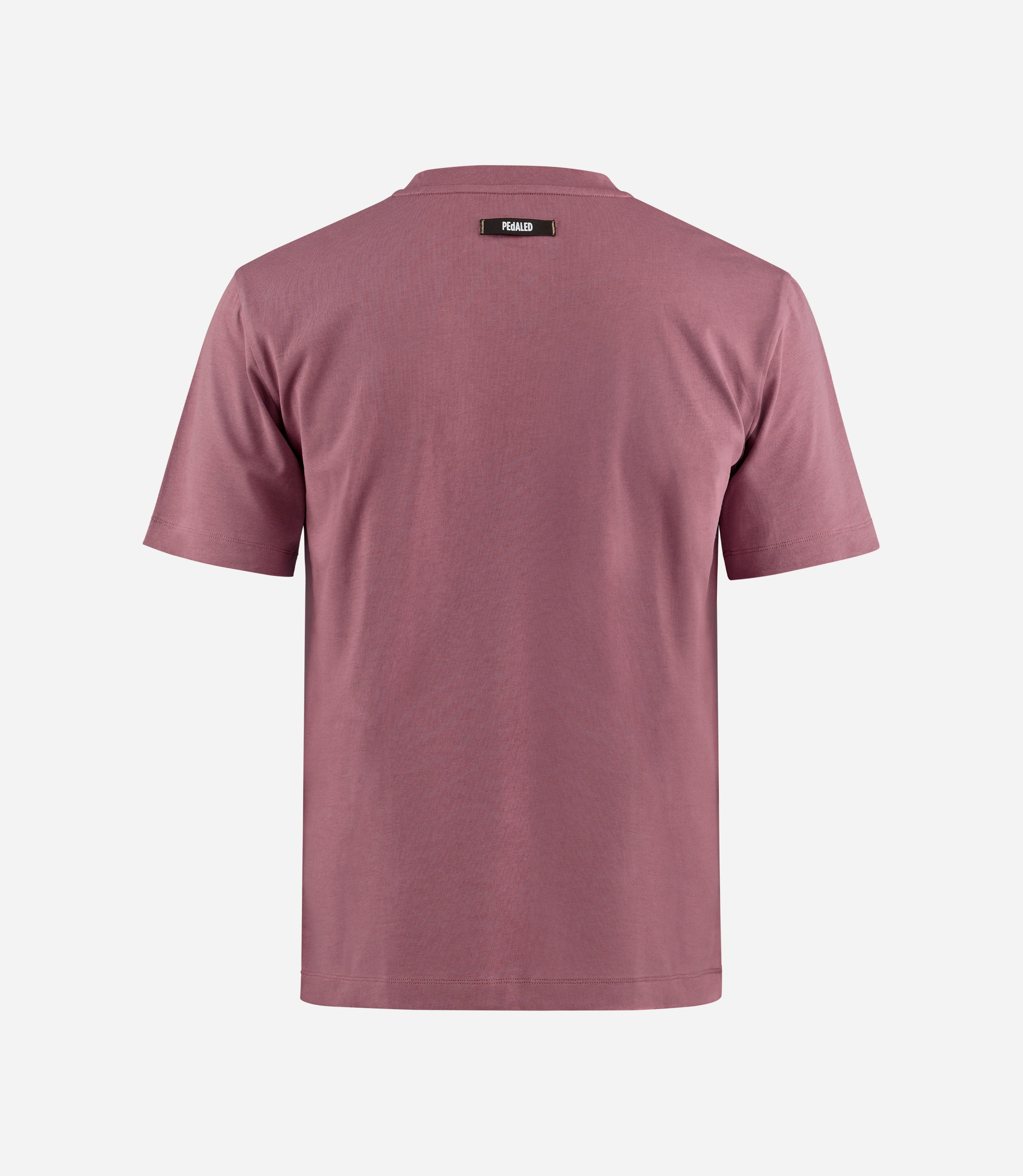 24STSLO26PE_2_cotton tshirt burgundy logo back pedaled