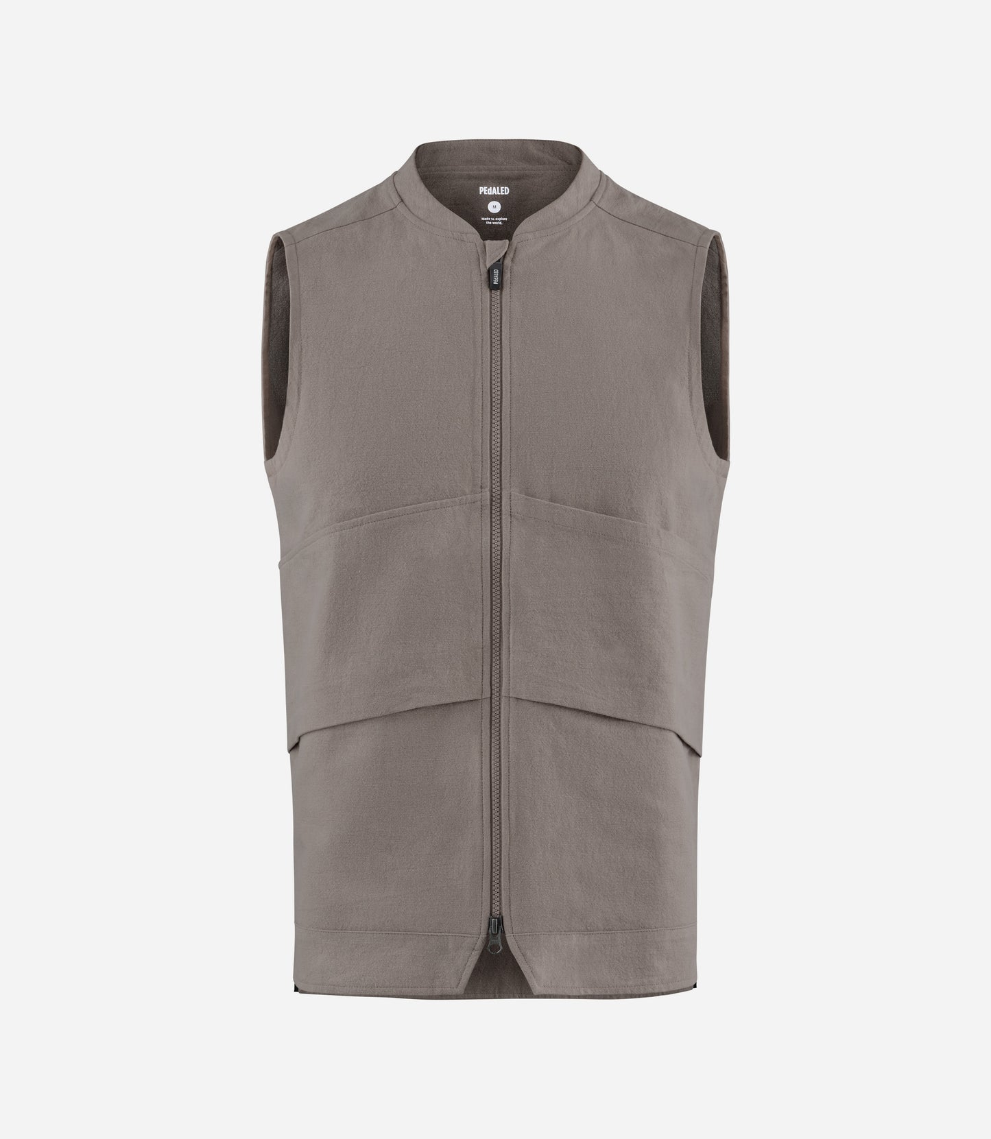 24SVELI00PE_1_men urban vest grey lifewear front pedaled
