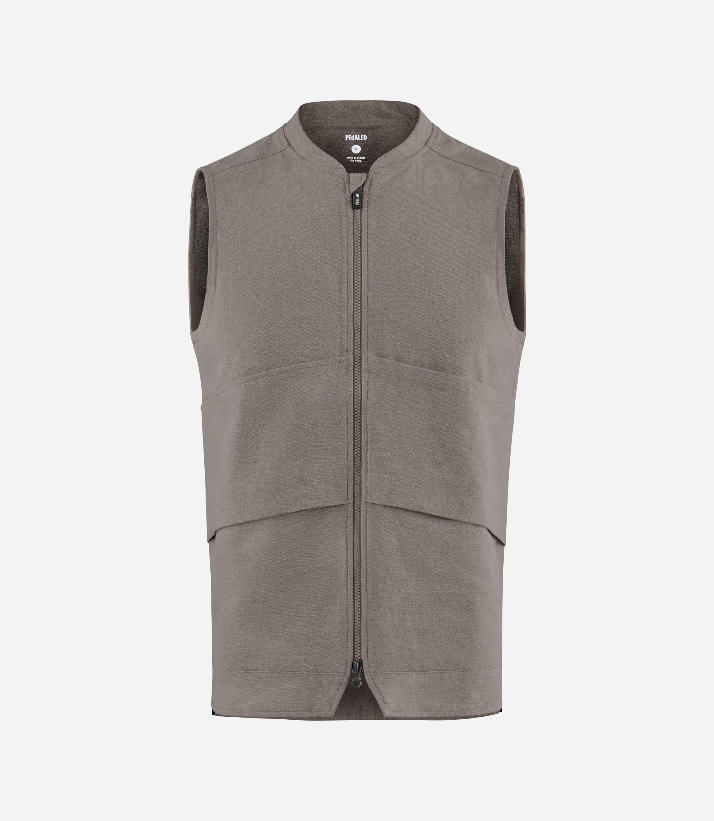 24SVELI00PE_1_men urban vest grey lifewear front pedaled