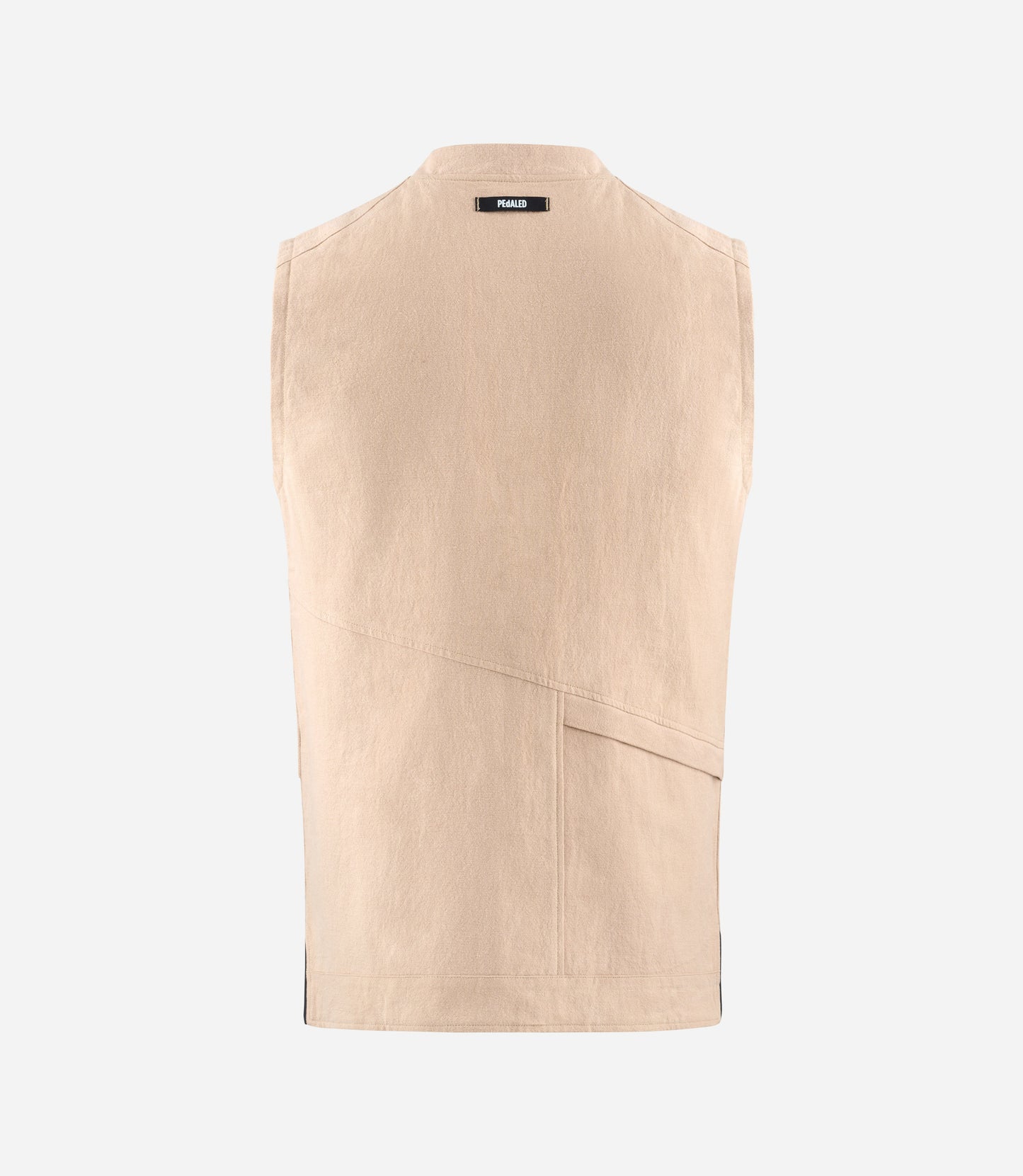 24SVELI04PE_2_men urban vest beige lifewear back pedaled