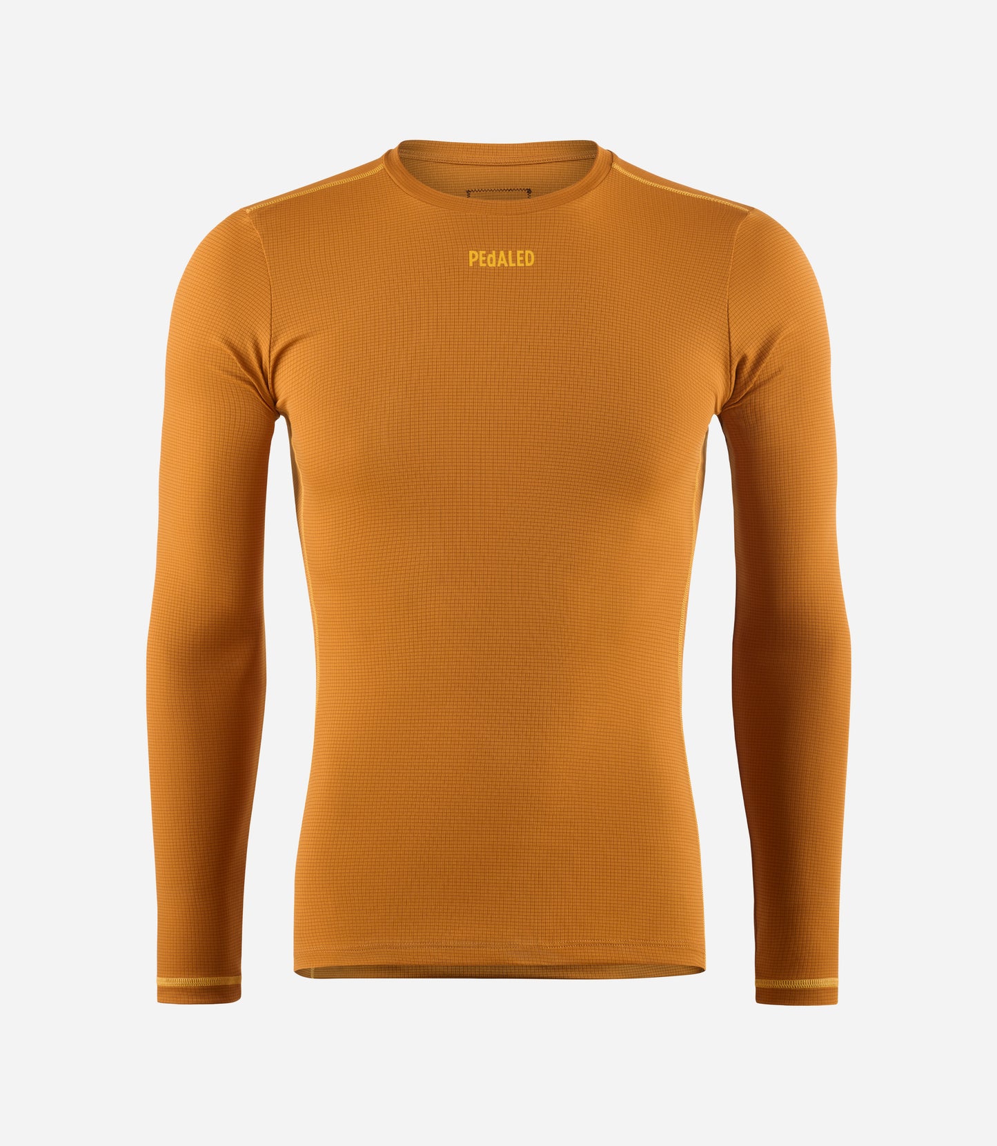24WBLOD14PE_1_men cycling baselayer polartec brown odyssey front pedaled