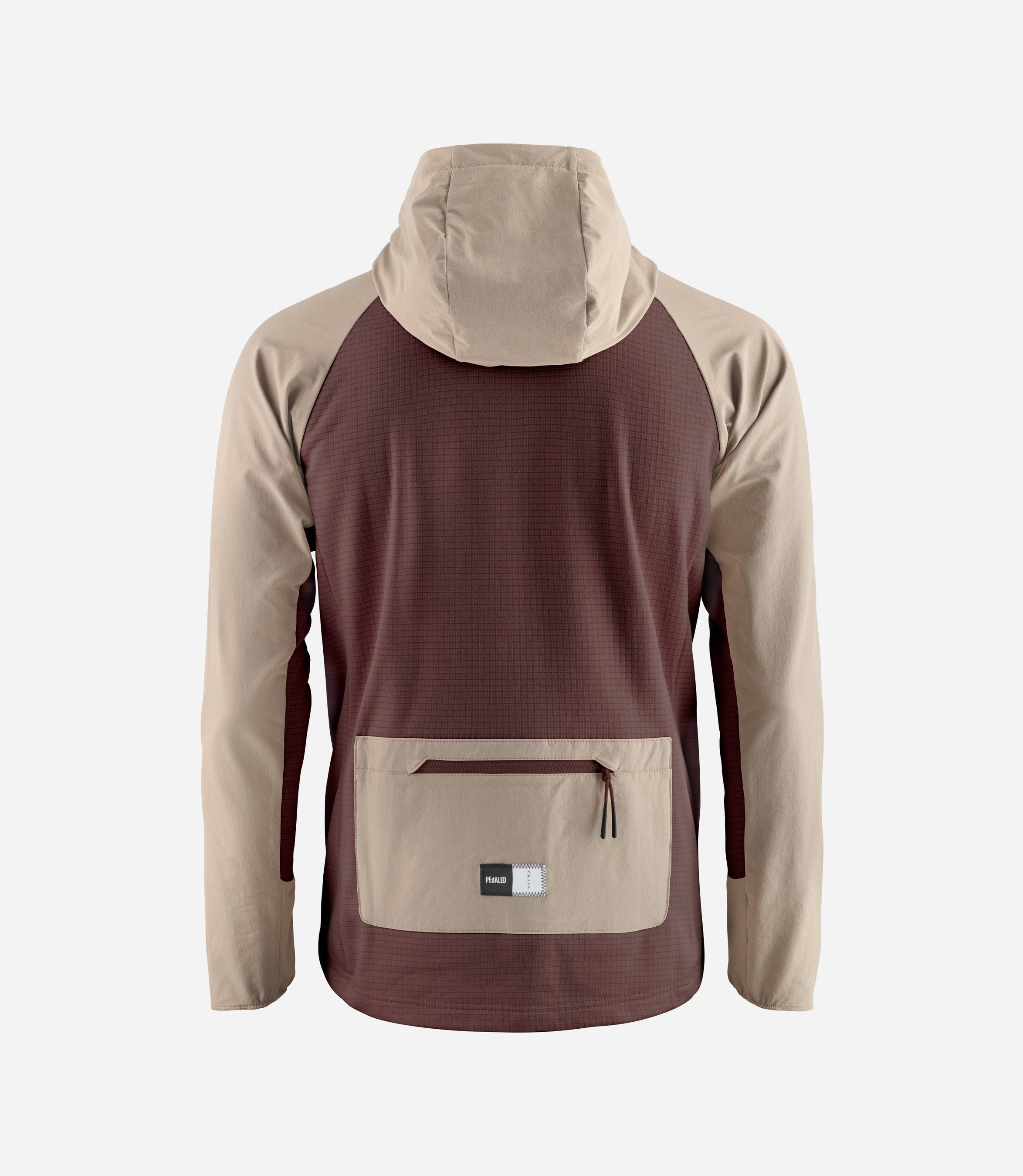 24WHJJA10PE_2_men cycling hooded jersey purple jary back pedaled