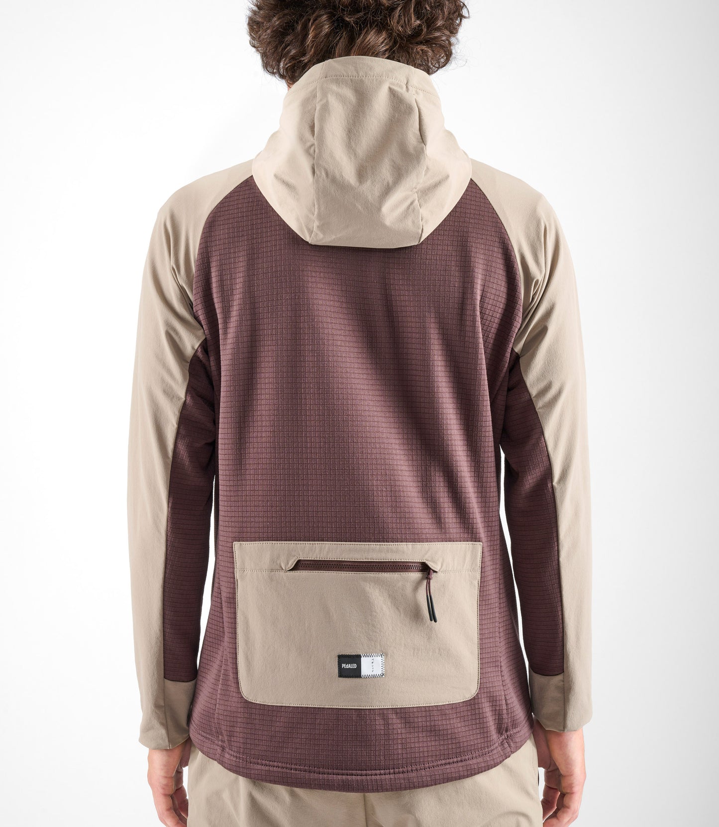 24WHJJA10PE_8_men cycling hooded jersey purple jary back pocket pedaled