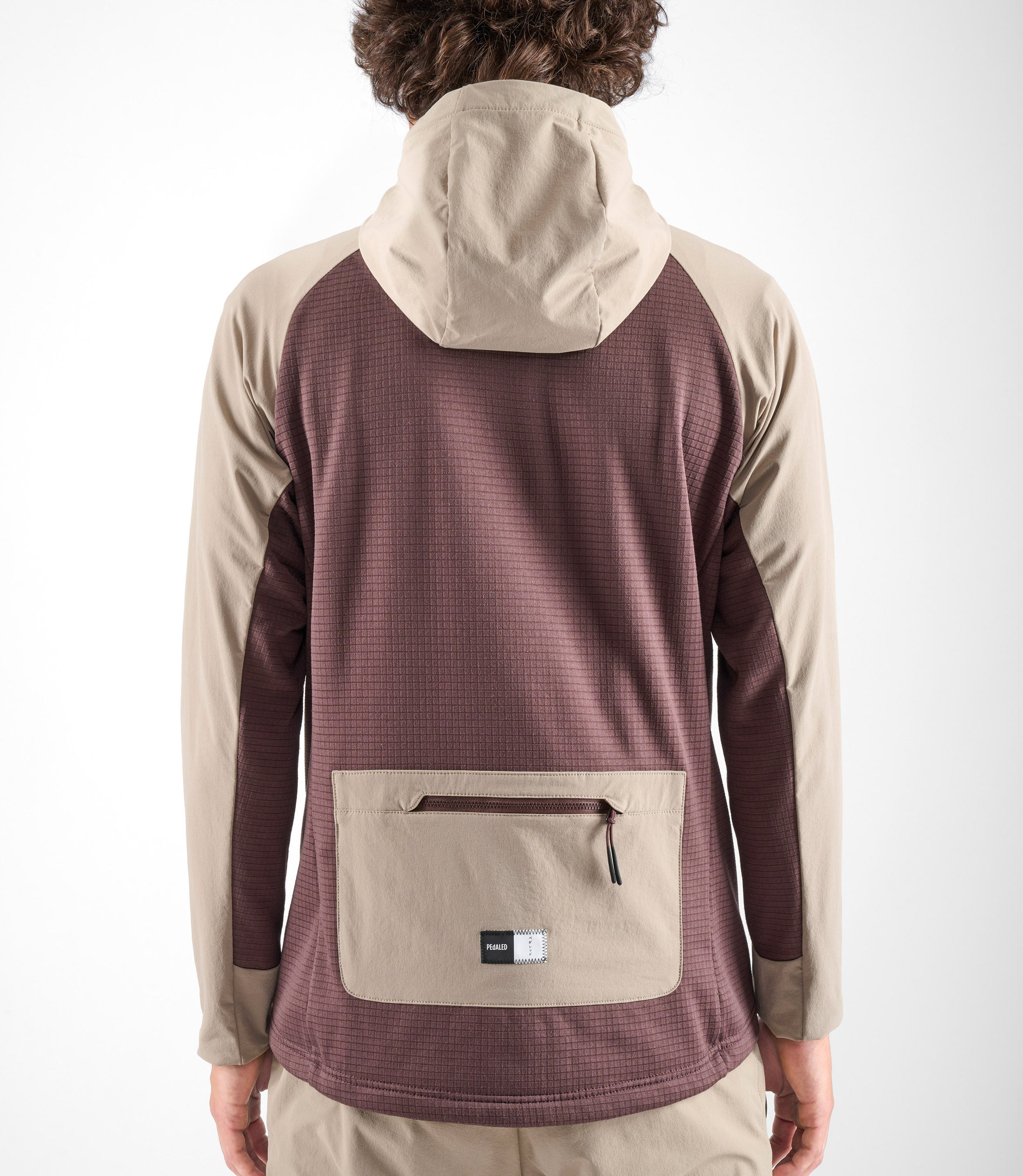 24WHJJA10PE_8_men cycling hooded jersey purple jary back pocket pedaled