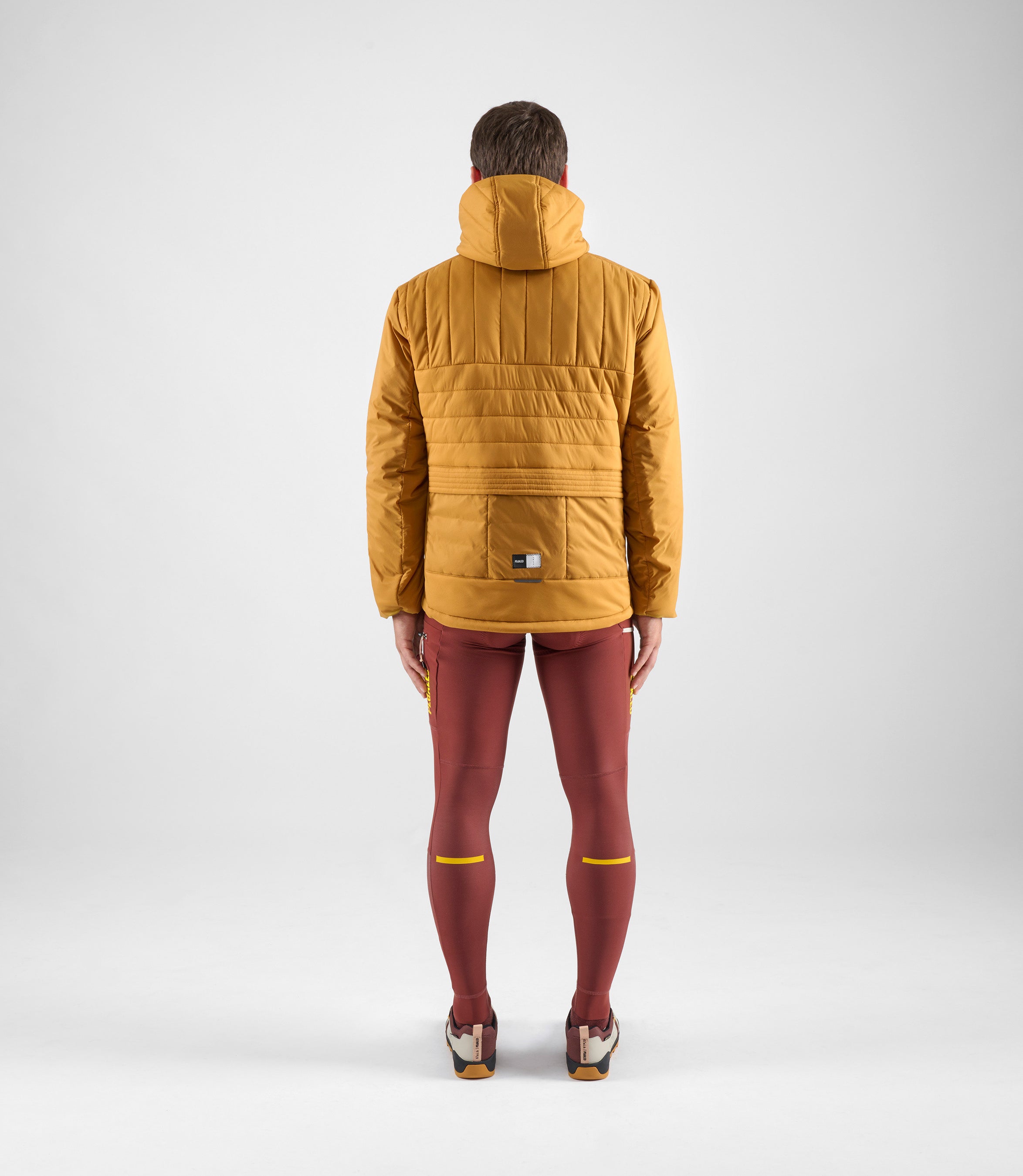 24WHJOD14PE_4_men cycling insulated hooded jacket brown odyssey total body back pedaled