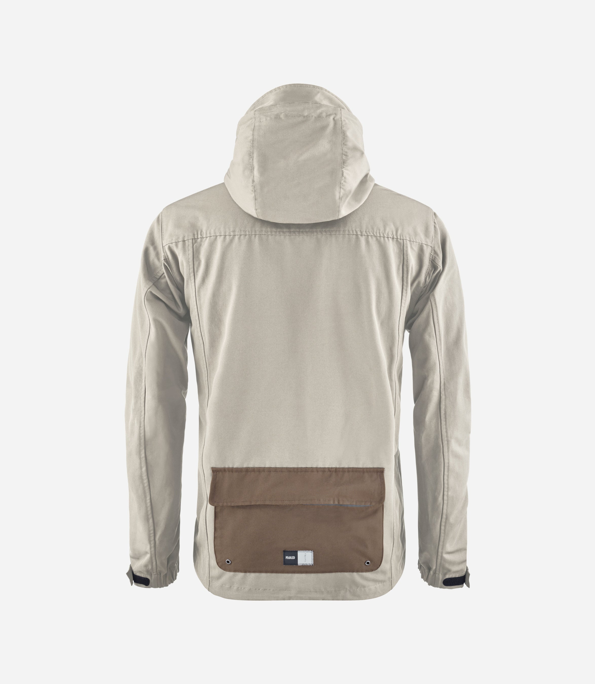 24WJKUR16PE_2_men cycling jacket light grey urban back pedaled