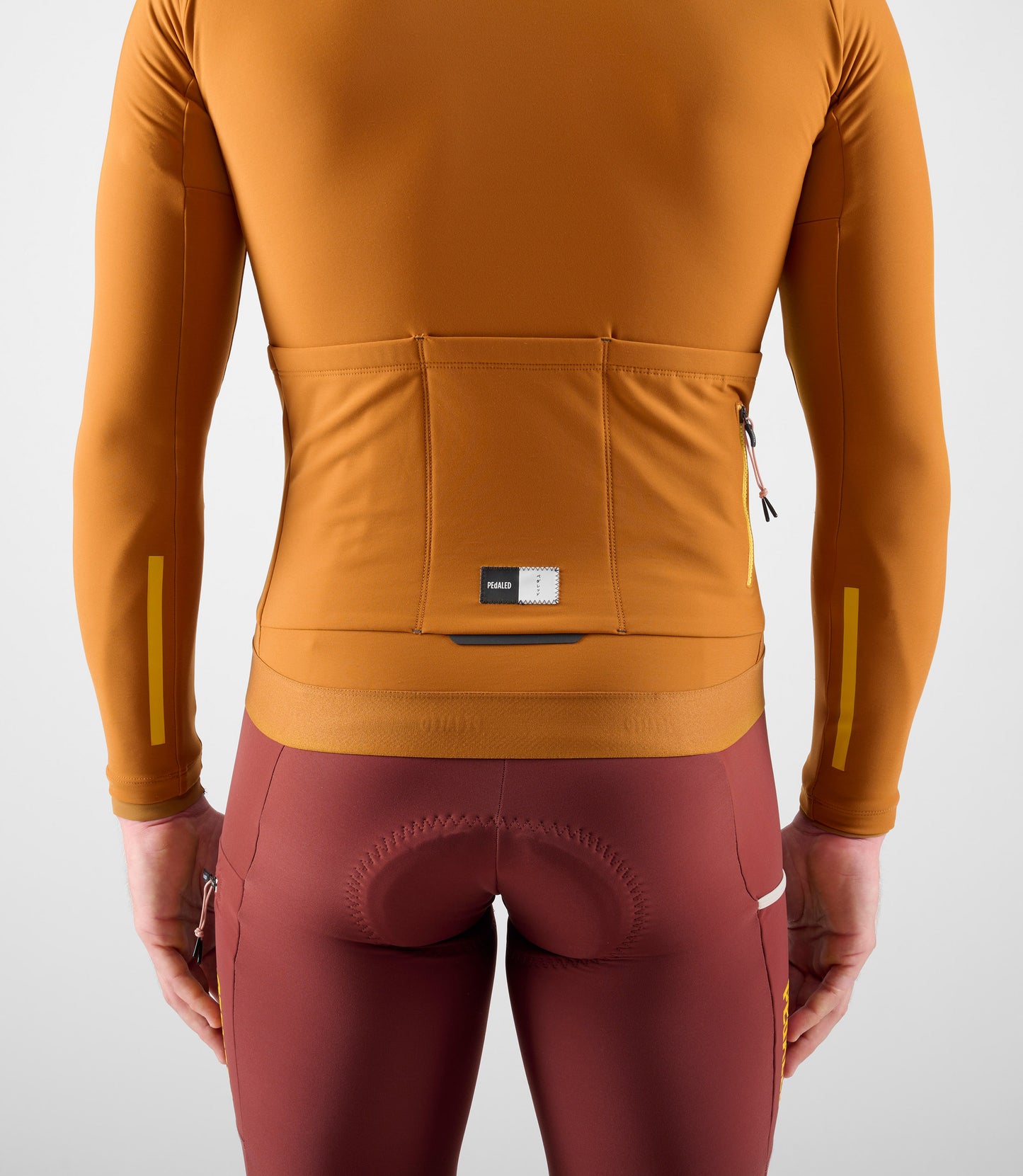 24WJSOD14PE_8_men cycling jersey cargo long sleeve brown odyssey back pocket pedaled