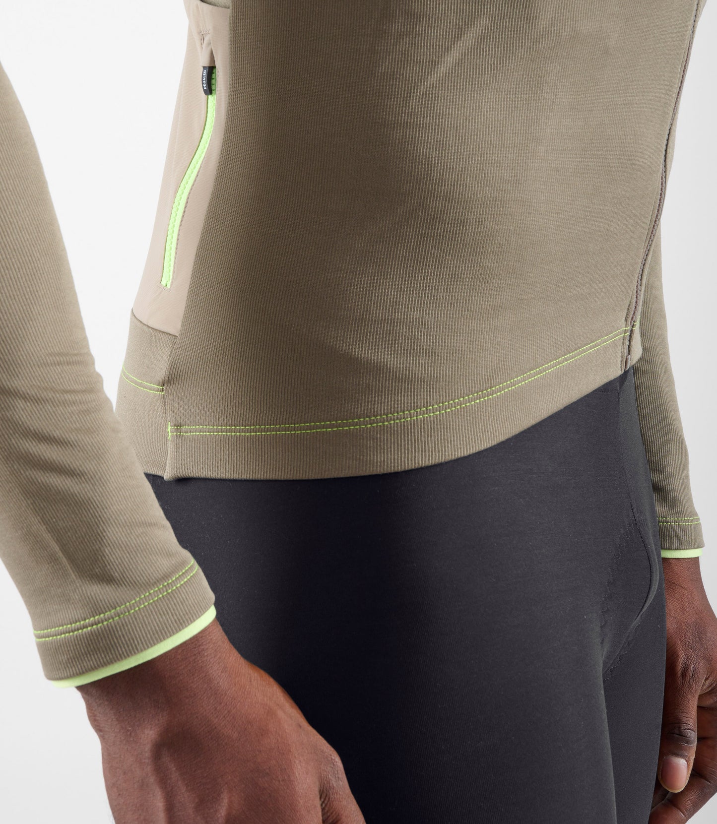 24WMJEL02PE_7_men cycling jersey merino long sleeve grey element side pocket pedaled