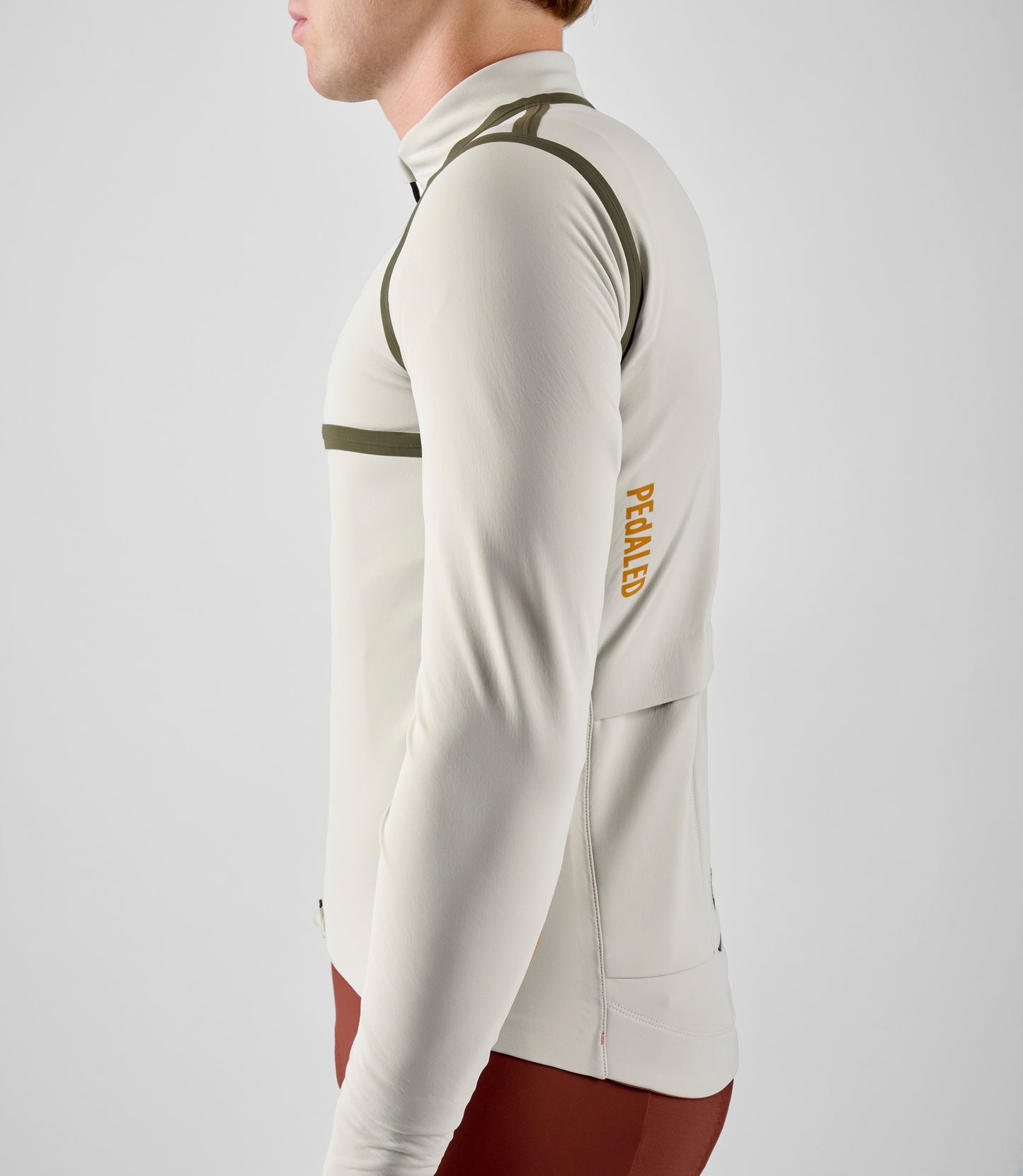 24WWJOD0GPE_8_men cycling jacket thermo waterproof off white odyssey side pedaled