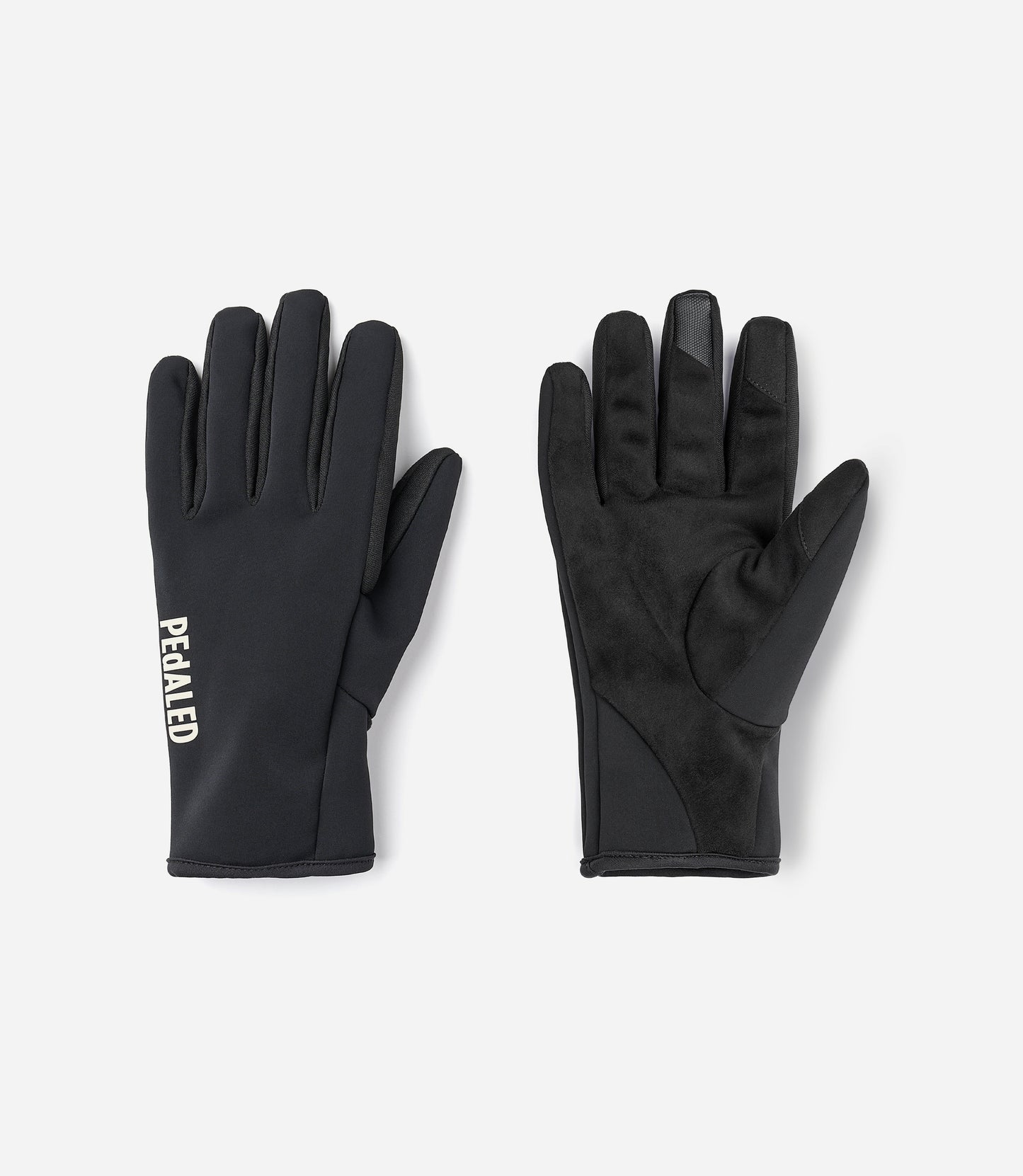 25WAGEL00PE_1_cycling gloves alpha black element front pedaled