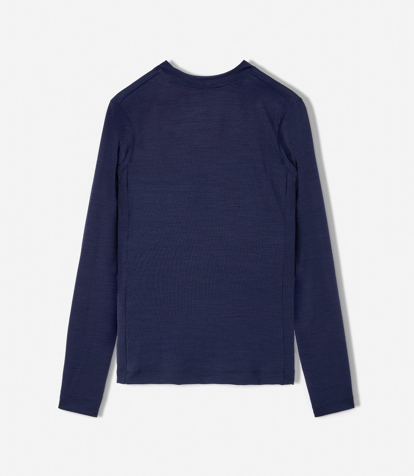 25WMBEL74PE_2_men cycling longsleeve baselayer merino dark navy element back pedaled
