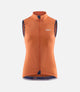 W3SVEES0HPE_1_women cycling vest windproof orange essential front pedaled