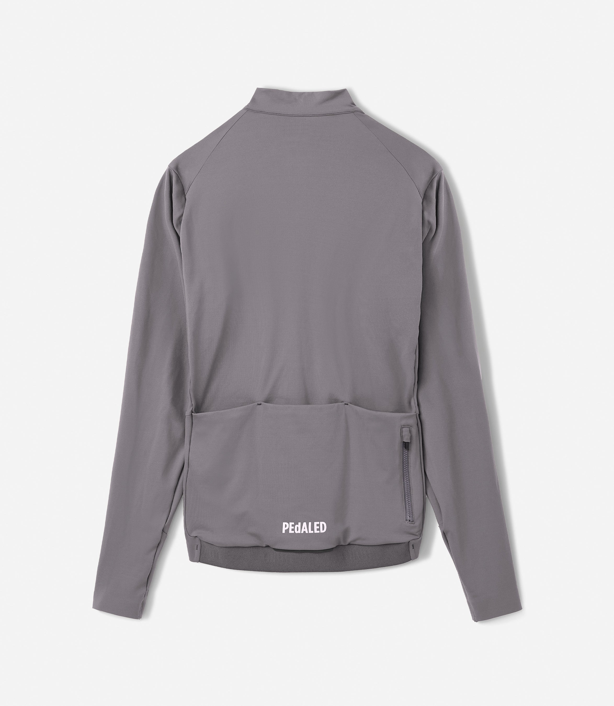 W5WJSEL02PE_2_women cycling long sleeve jersey grey element back pedaled