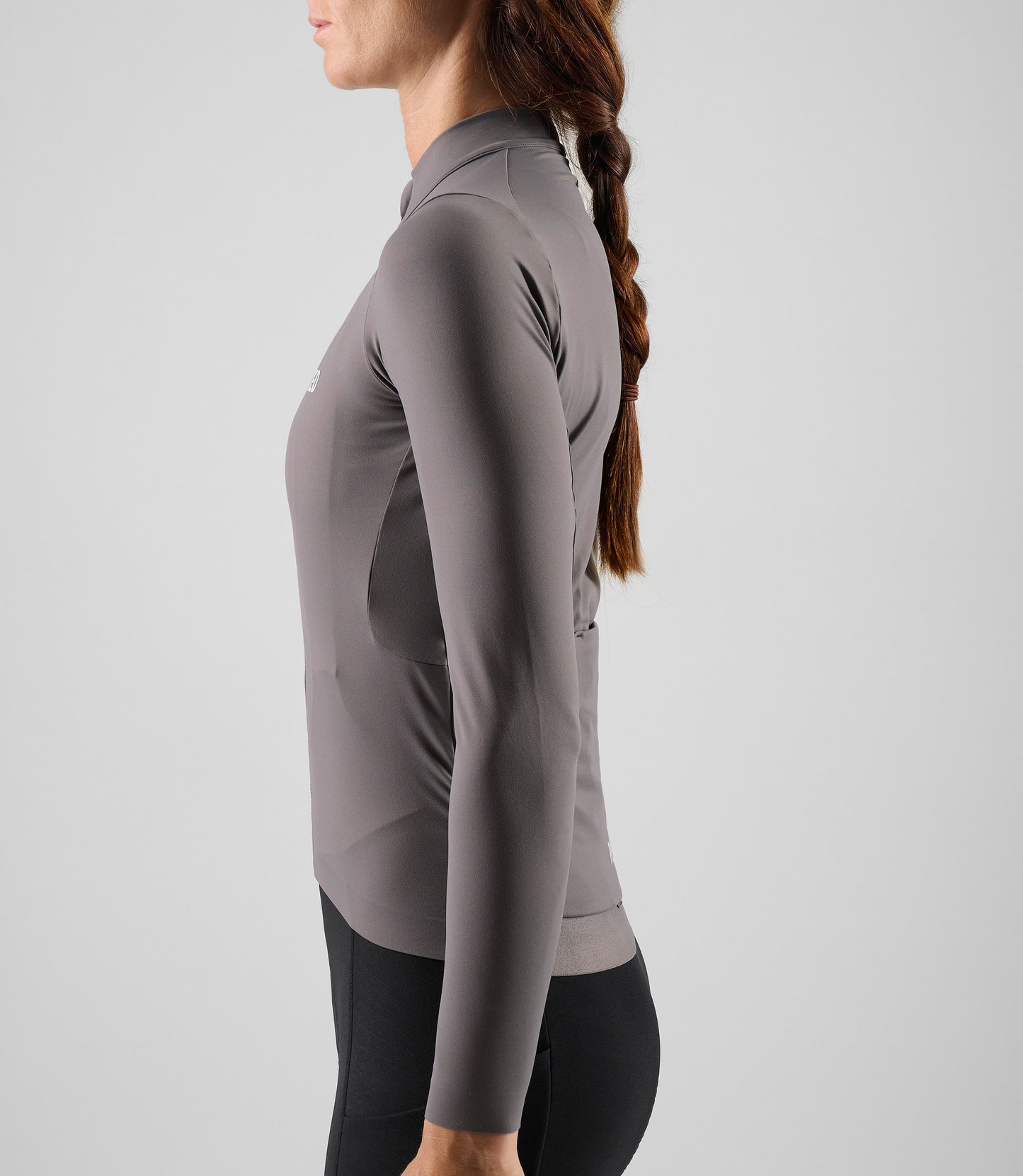 W5WJSEL02PE_6_women cycling jersey long sleeve grey element side pedaled