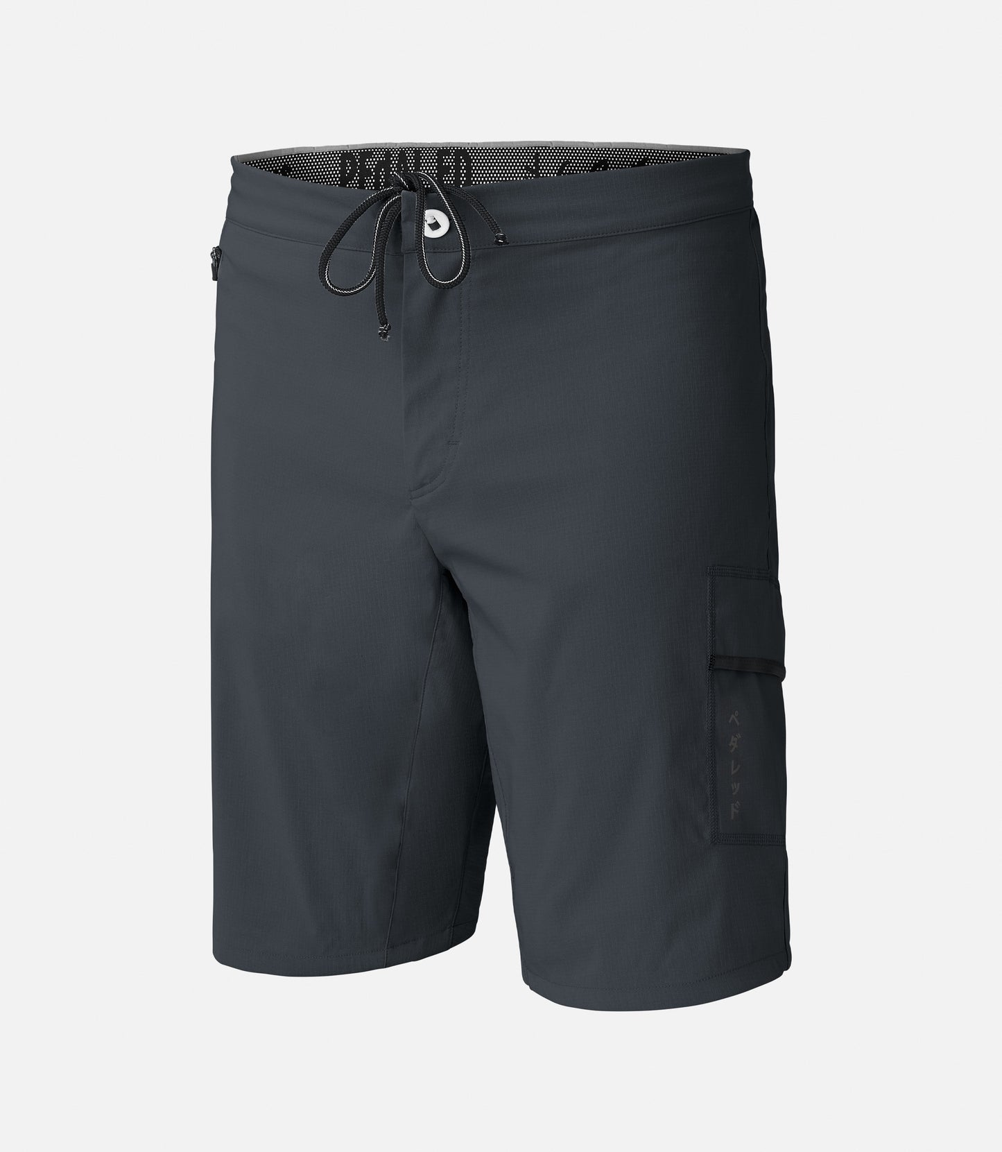 20SSHJA24PE_5_men all road shorts gravel charcoal grey 2022 front pedaled