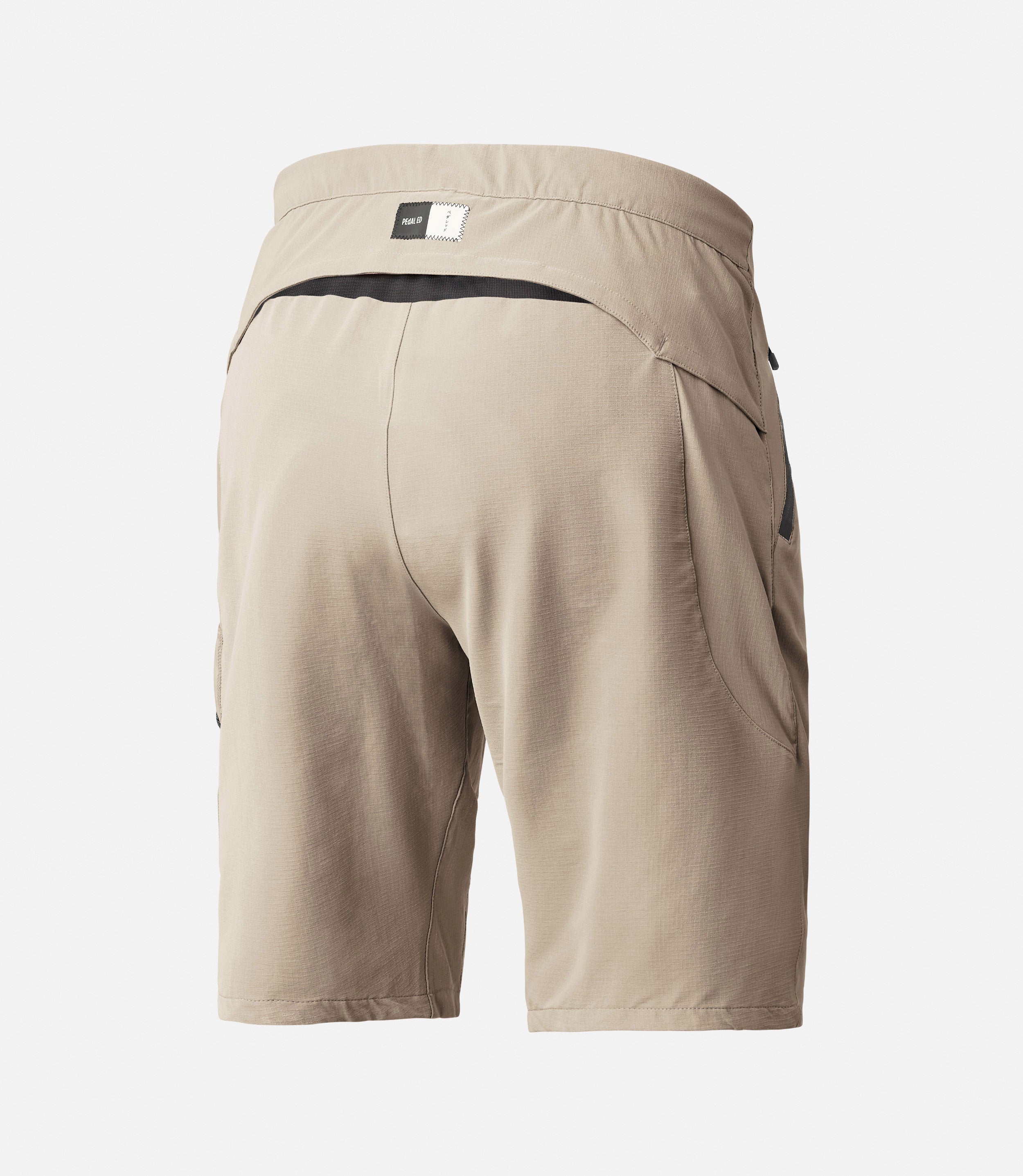 Men s Gravel Cycling Shorts Beige Jary Collection PEdALED