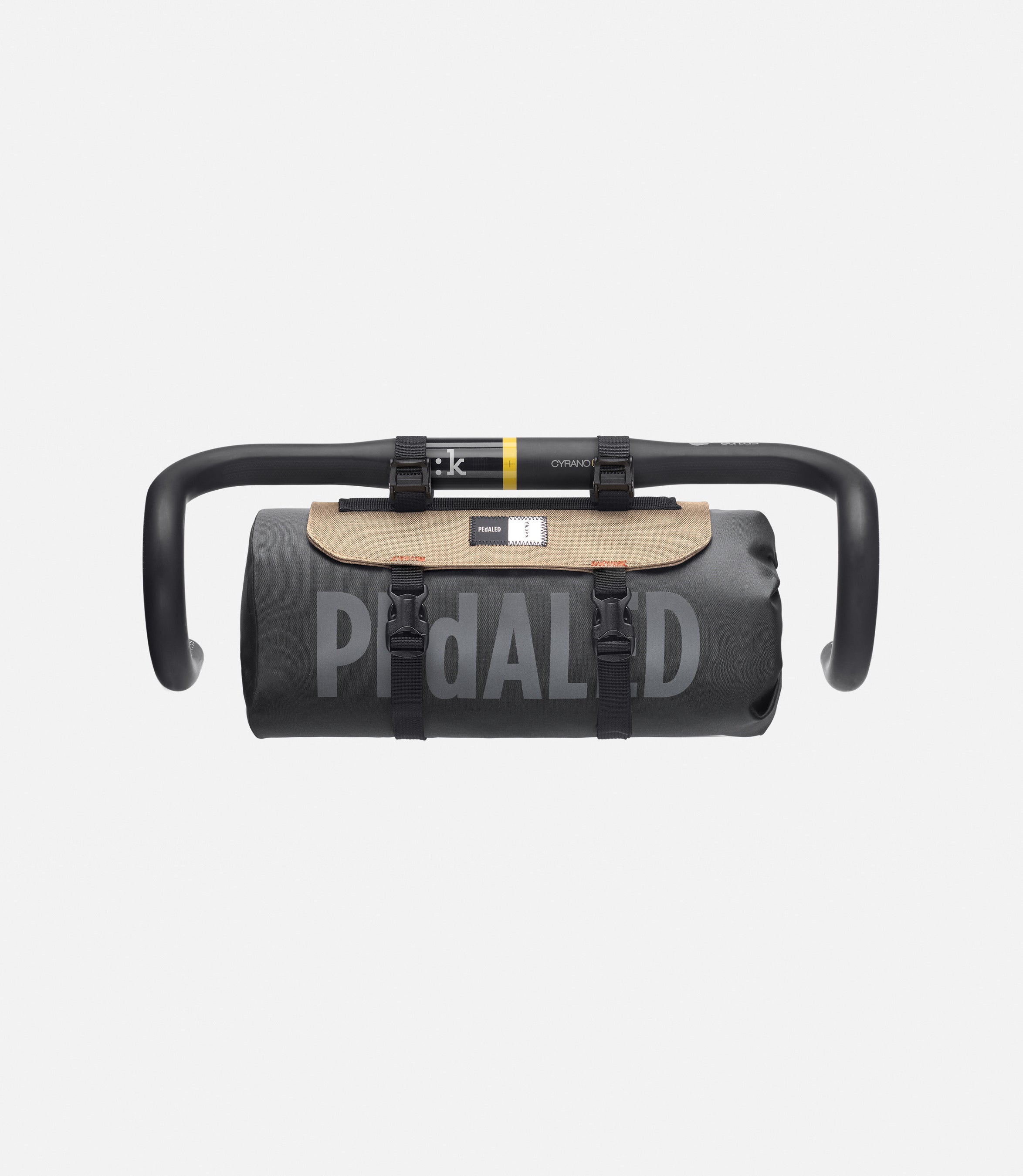 234HBOD56PE_1_bikepacking handlebar bag desert front pedaled