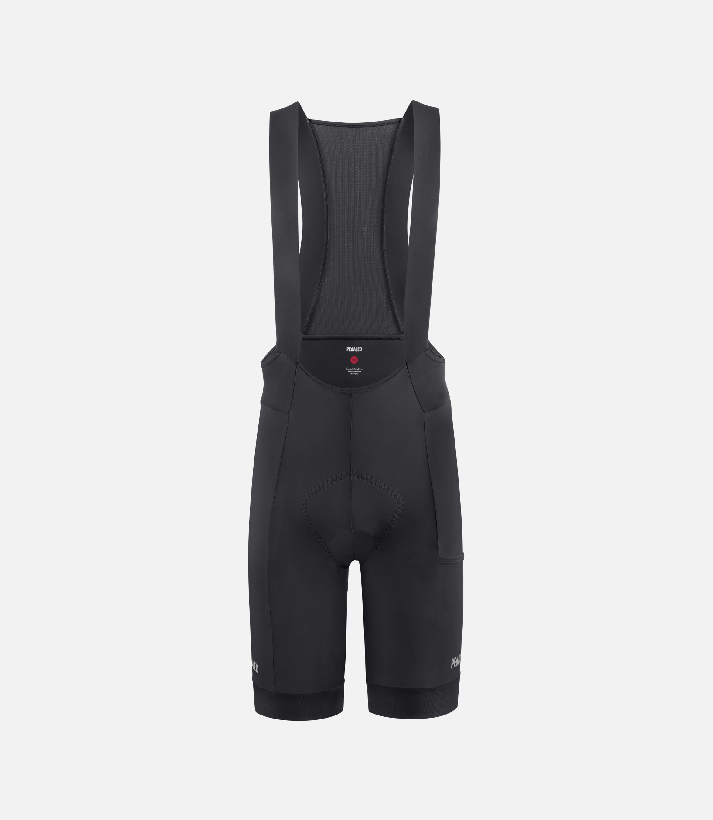 23SBBJA00PE_1_men gravel bibshort black jary front 2023 pedaled