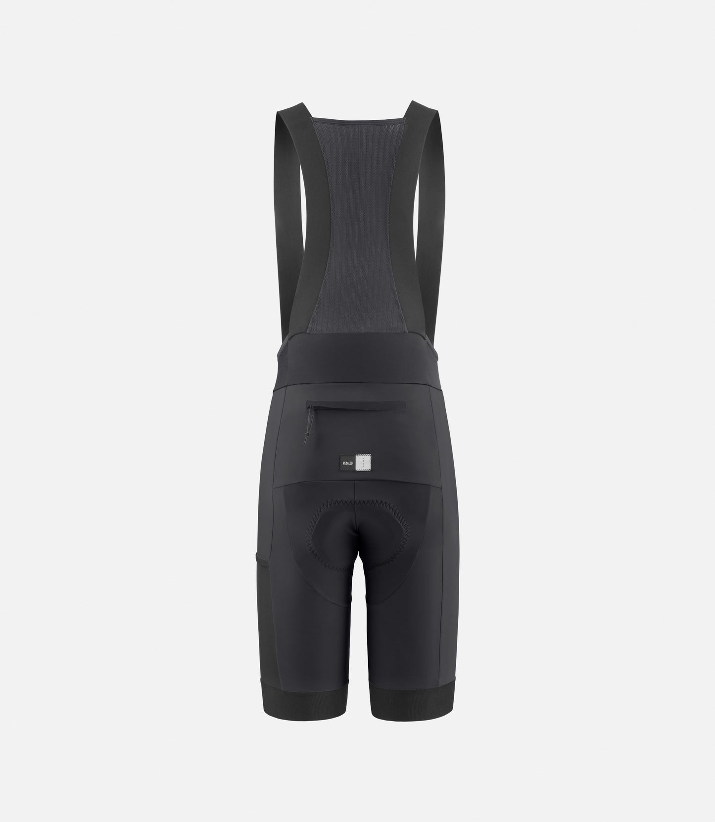 23SBBJA00PE_2_men gravel bibshort black jary back 2023 pedaled