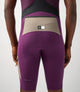 23SBBOD10PE_6_cycling cargo bibshort purple men odyssey back pocket pedaled