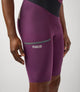 23SBBOD10PE_7_men cycling cargo bibshort purple odyssey right leg pedaled