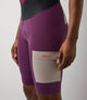 23SBBOD10PE_8_cycling cargo bibshort purple men odyssey pocket pedaled