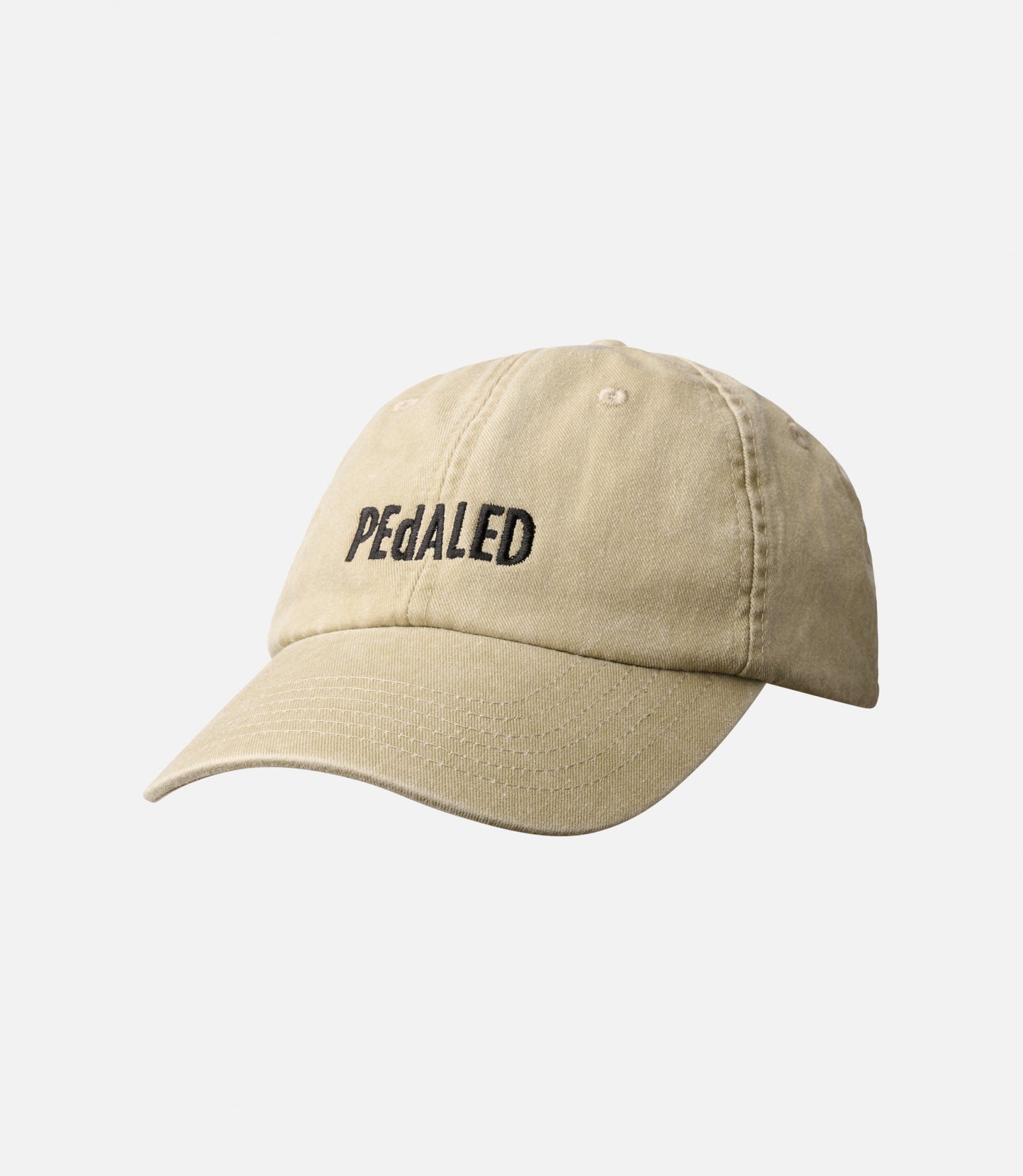 23SCALO0GPE_1_cotton cap off white logo front pedaled