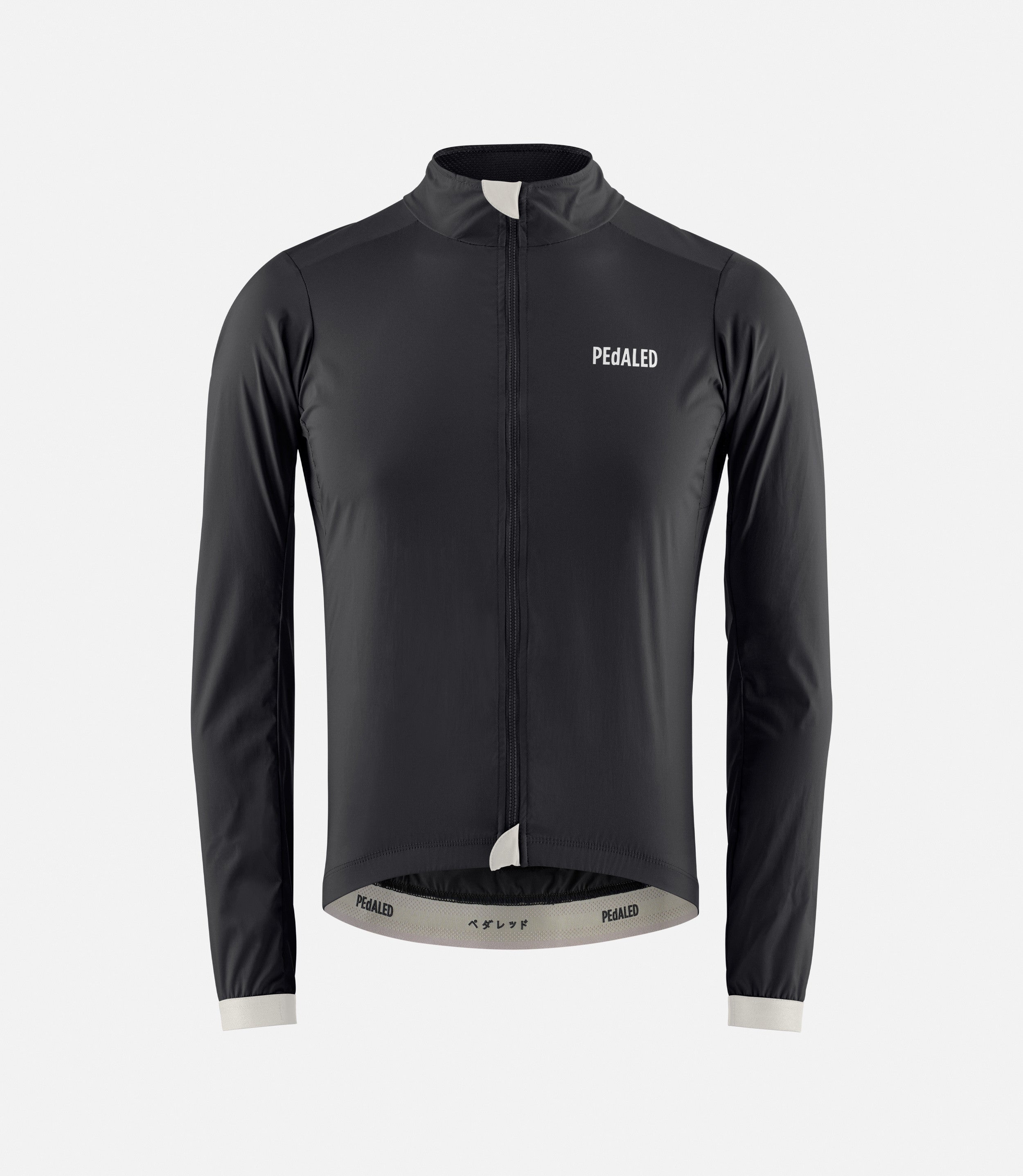Windproof Bike Cycling Jacket Black for Men PEdALED