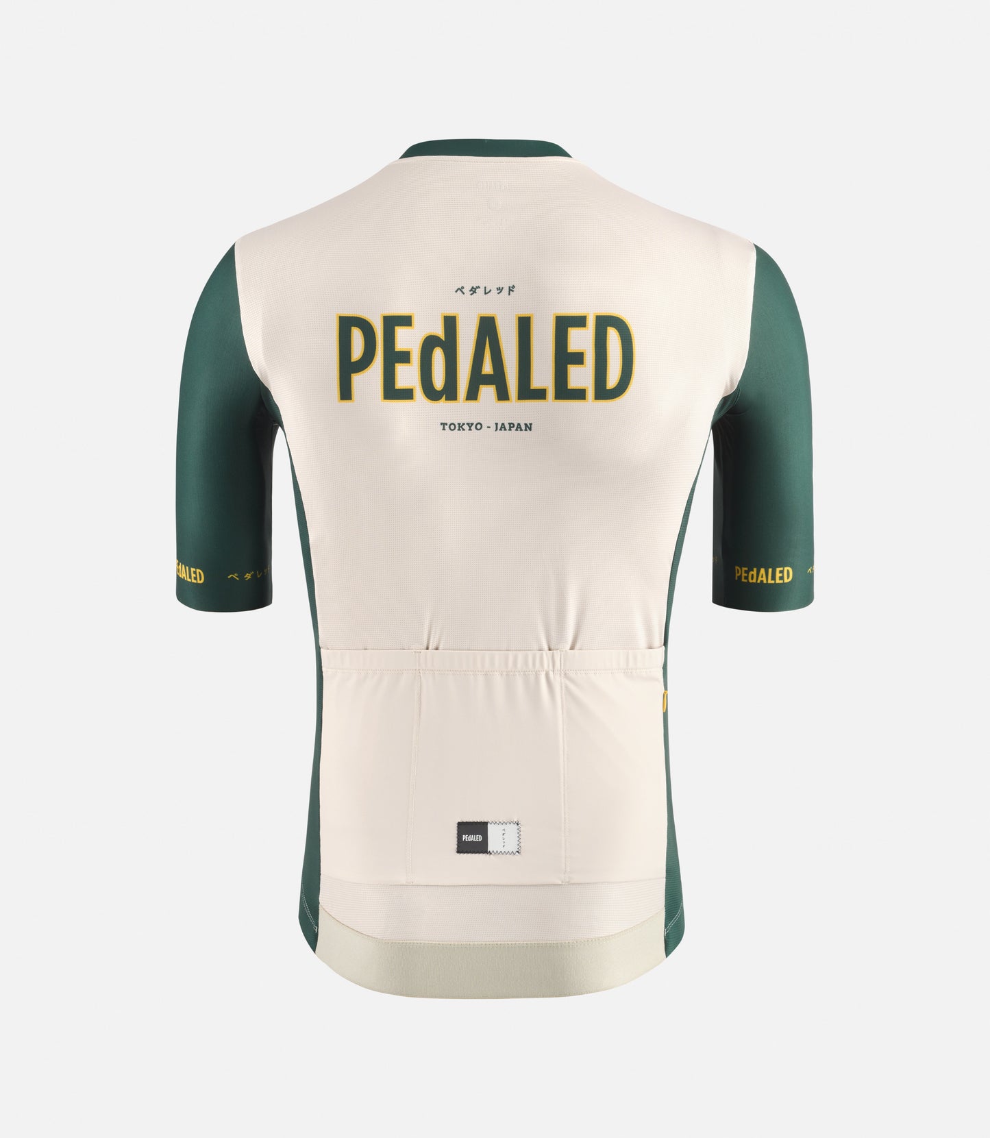 23SJSLO0GPE_2_men cycling jersey white logo back pedaled