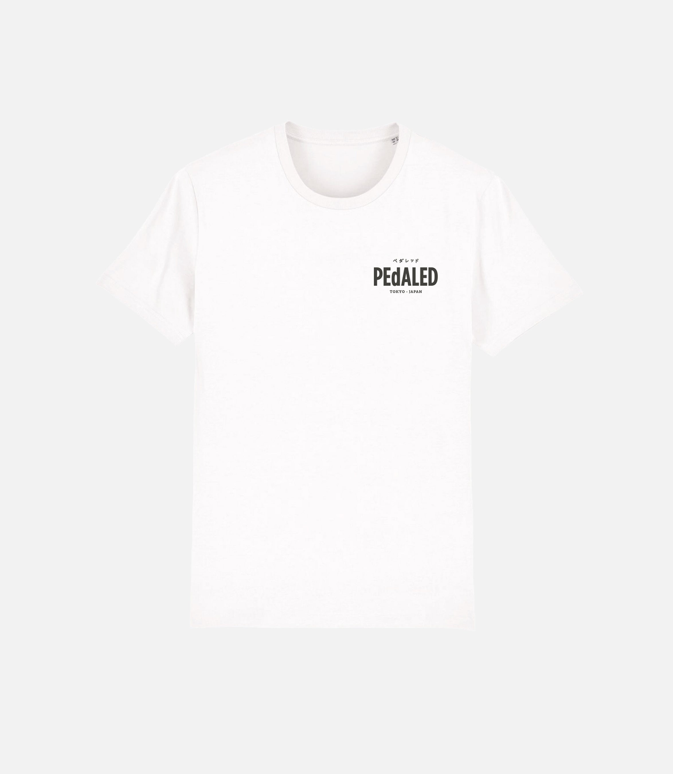 23STSLO01PE_1_cotton tshirt white logo front pedaled