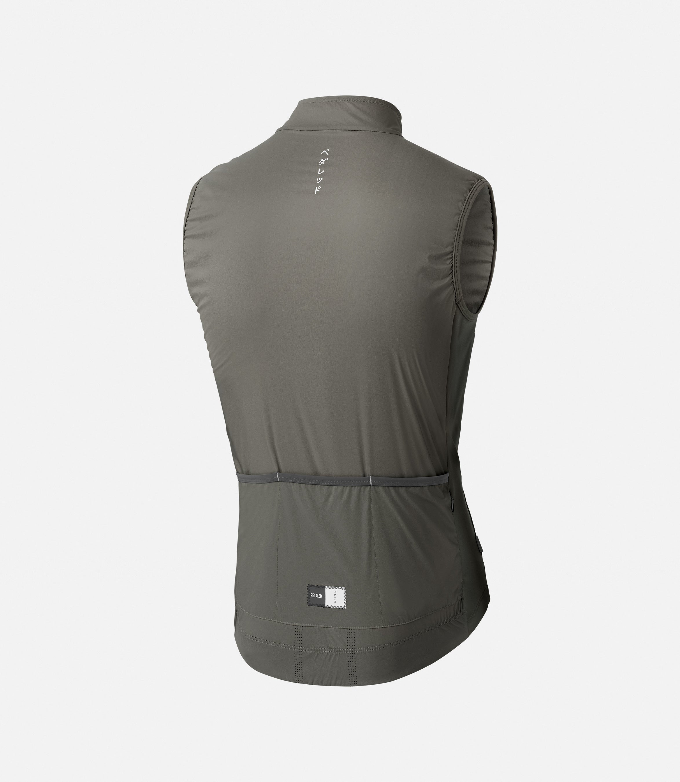 23WAVOD20PE_2_men cycling insulated vest grey polartec odyssey back pedaled