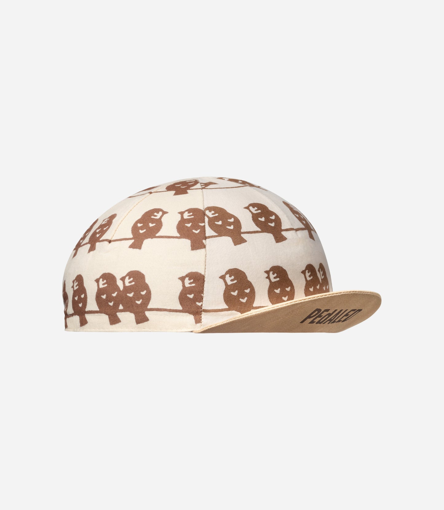 244CASC14PE_2_bandana japanese cycling cap brown ss24 right pedaled