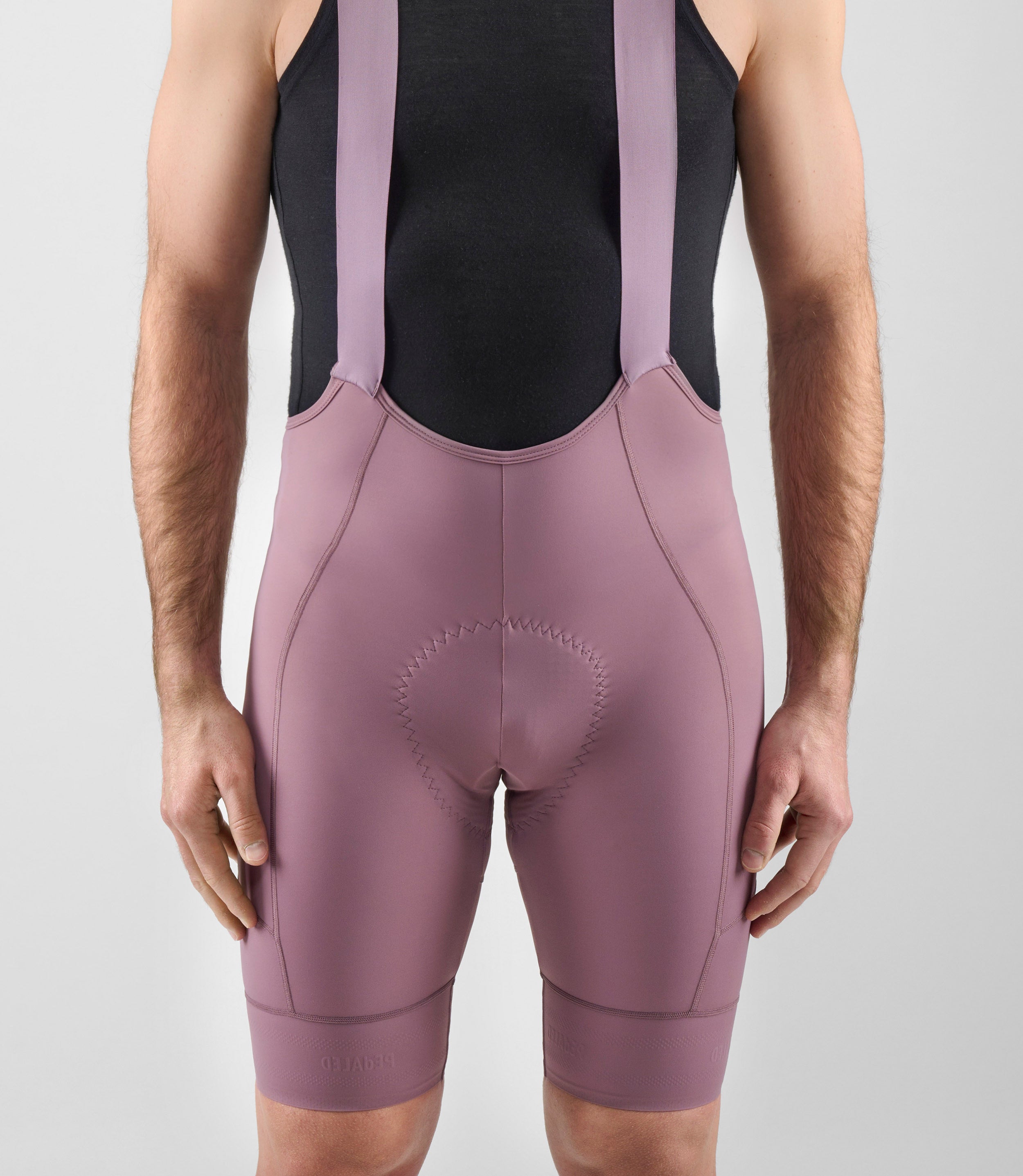 Summer Training Cycling Bib Shorts Lilac for Men PEdALED