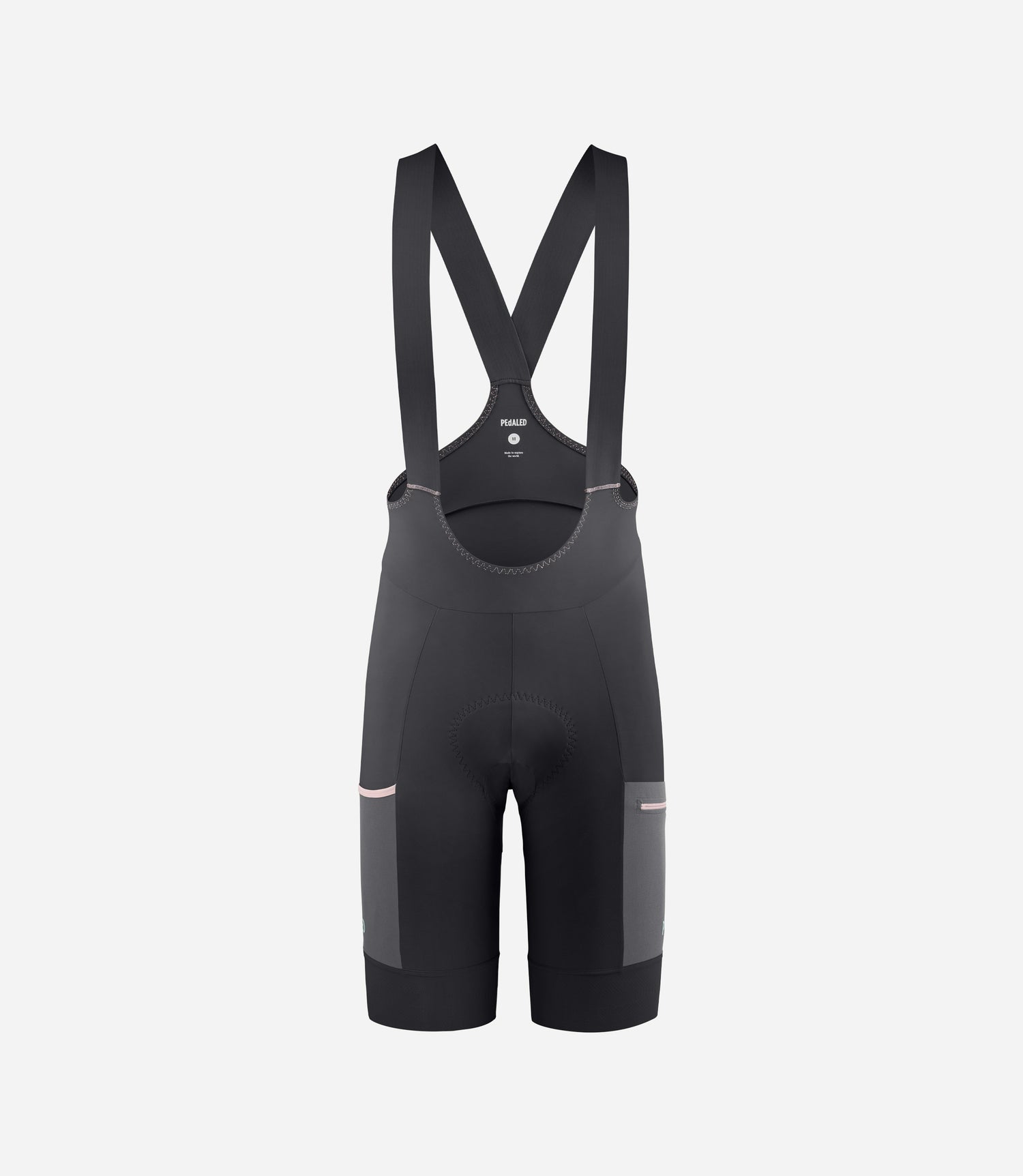 24SBBOD00PE_1_men bibshort cargo black odyssey front pedaled