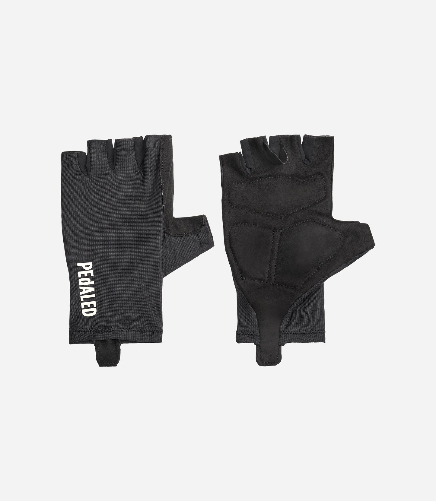 24SGLEL00PE_1_cycling gloves black element left pedaled
