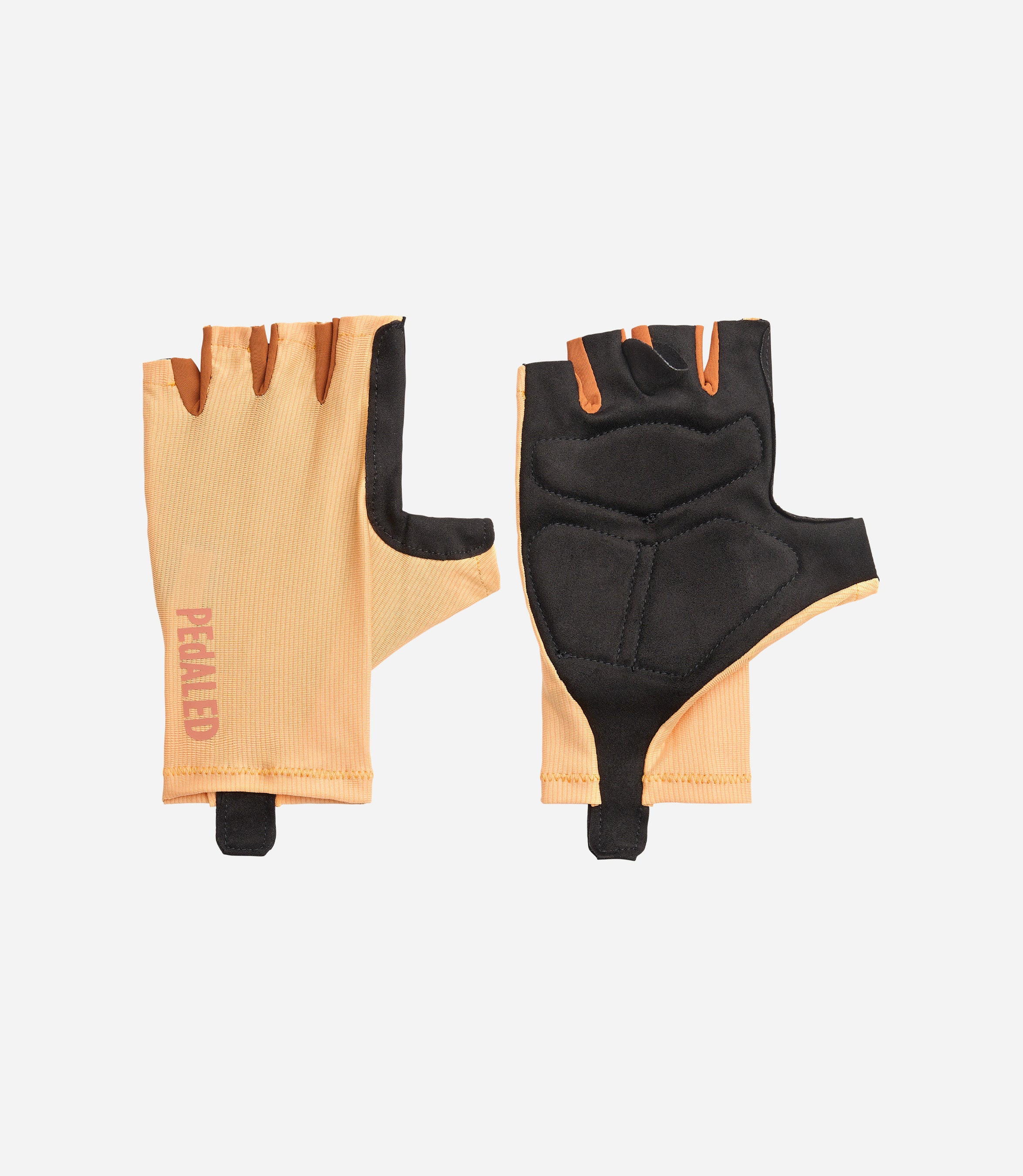 24SGLEL0QPE_1_cycling gloves orange element left pedaled