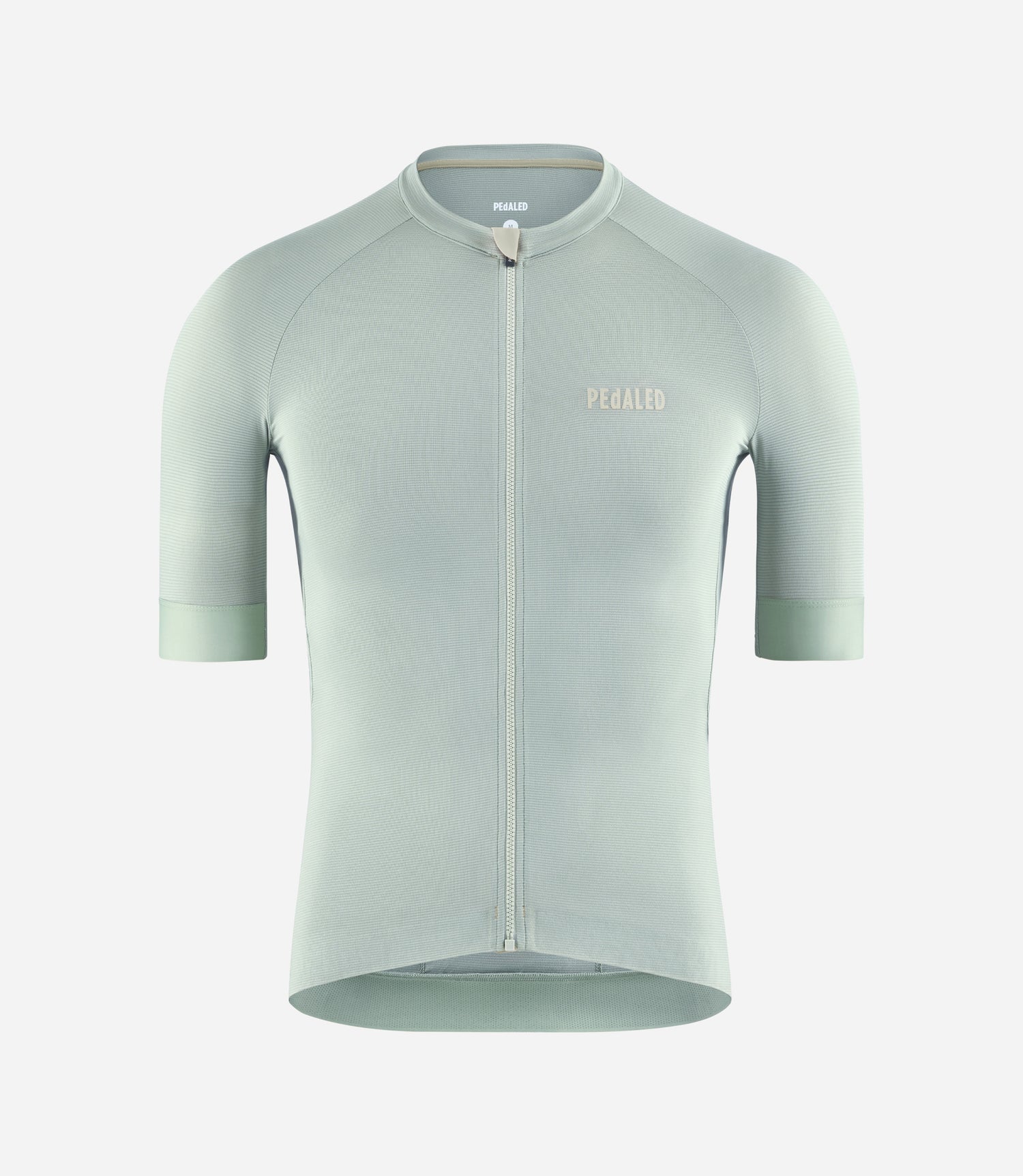 24SLJEL08PE_1_men cycling lightweight jersey light blue element front pedaled