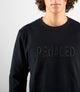 24SSWLO00PE_6_sweatshirt black cotton logo pedaled