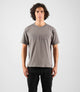 24STSLO02PE_3_cotton tshirt grey logo total body front pedaled