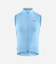 24WAVEL08PE_1_men cycling insulated vest light blue polartec element front pedaled