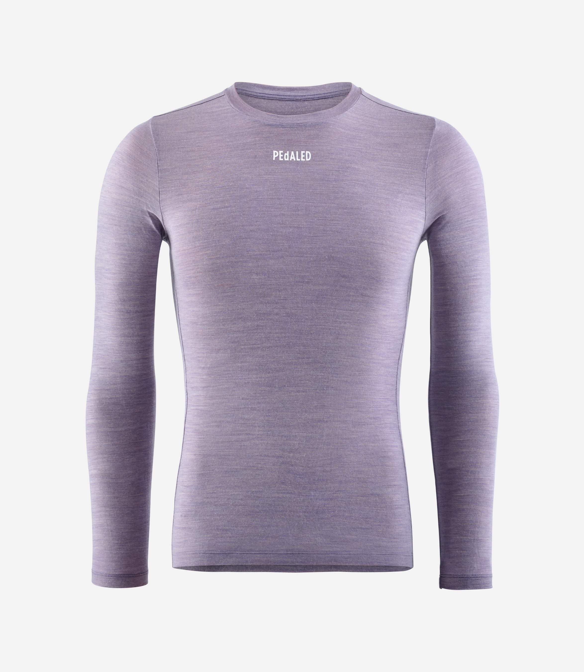 24WMBEL0IPE_1_men cycling longsleeve baselayer merino lilac element front pedaled