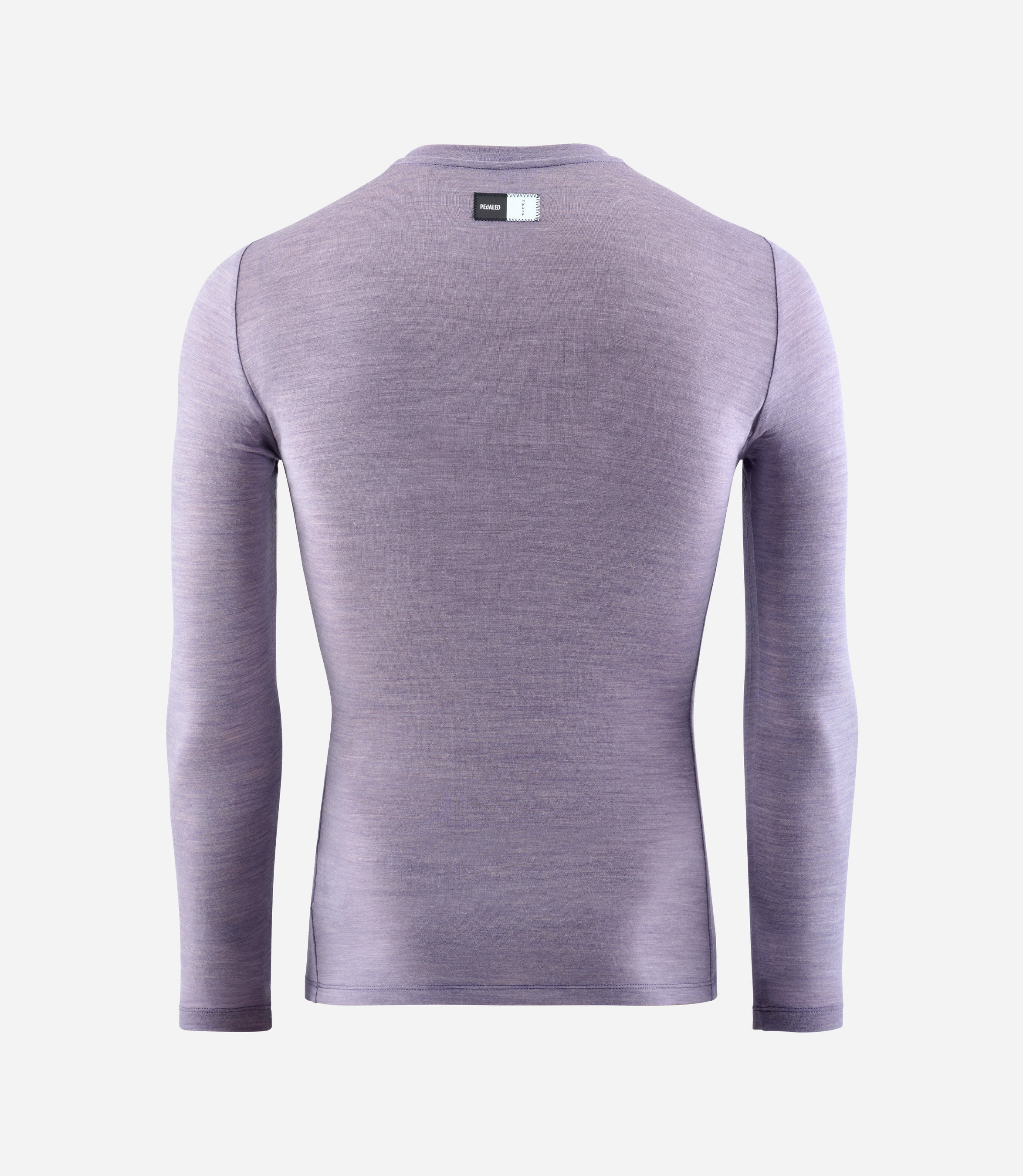 24WMBEL0IPE_2_men cycling longsleeve baselayer merino lilac element back pedaled