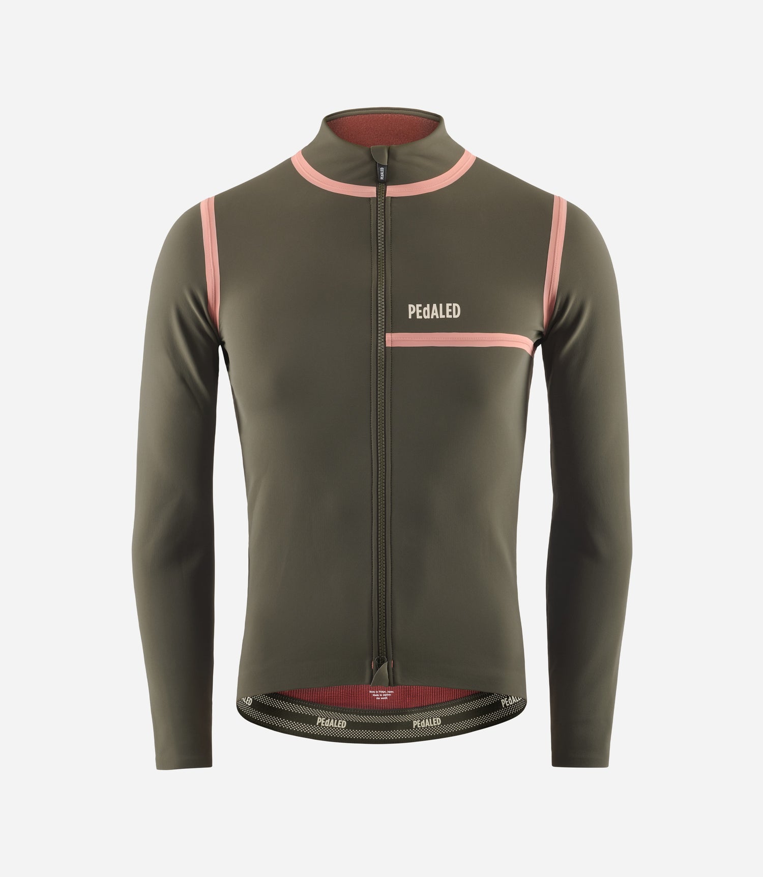 24WWJOD45PE_1_men cycling jacket waterproof thermo grey odyssey front pedaled