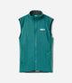 25WAVEL18PE_1_men cycling insulated vest teal polartec element front pedaled